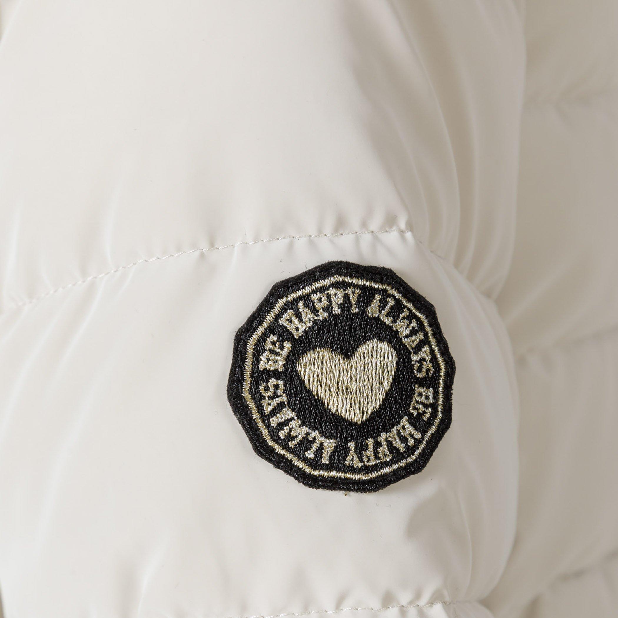 Stone - Minoti - Girls padded jacket velvet feel grey - 5