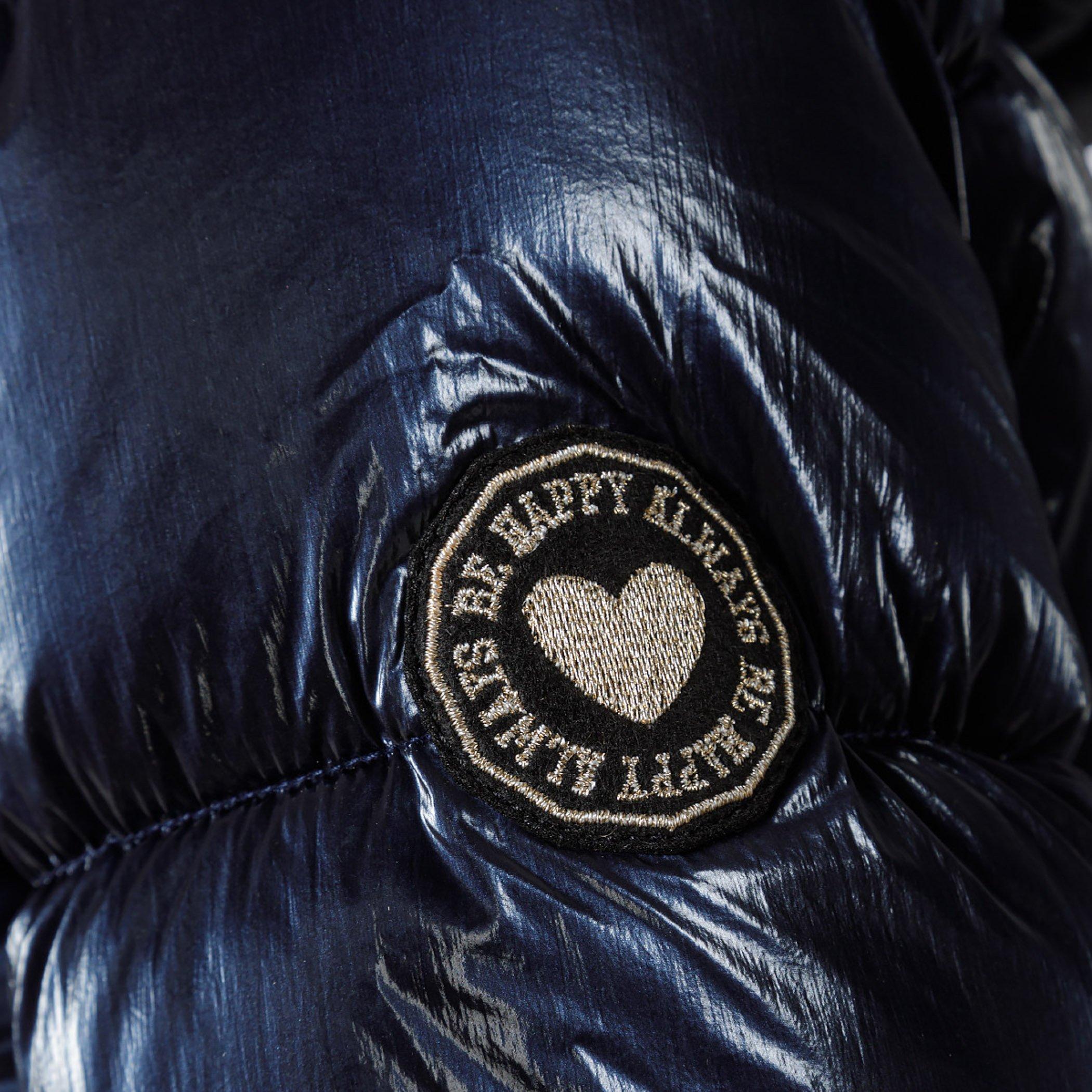 Lyle Q Zip Pulover Sn99 - Minoti - Girls midi length padded jacket metallic navy - 5