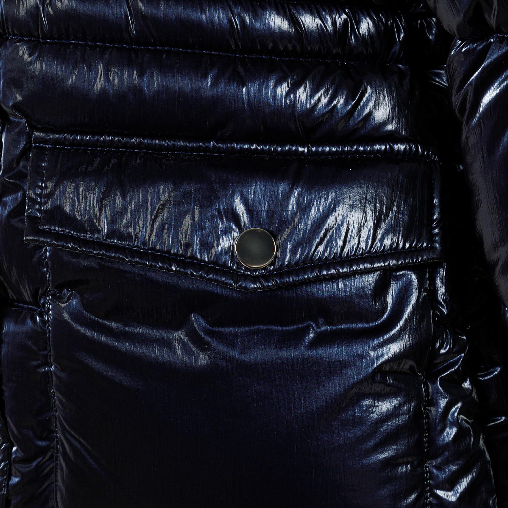 Lyle Q Zip Pulover Sn99 - Minoti - Girls midi length padded jacket metallic navy - 6