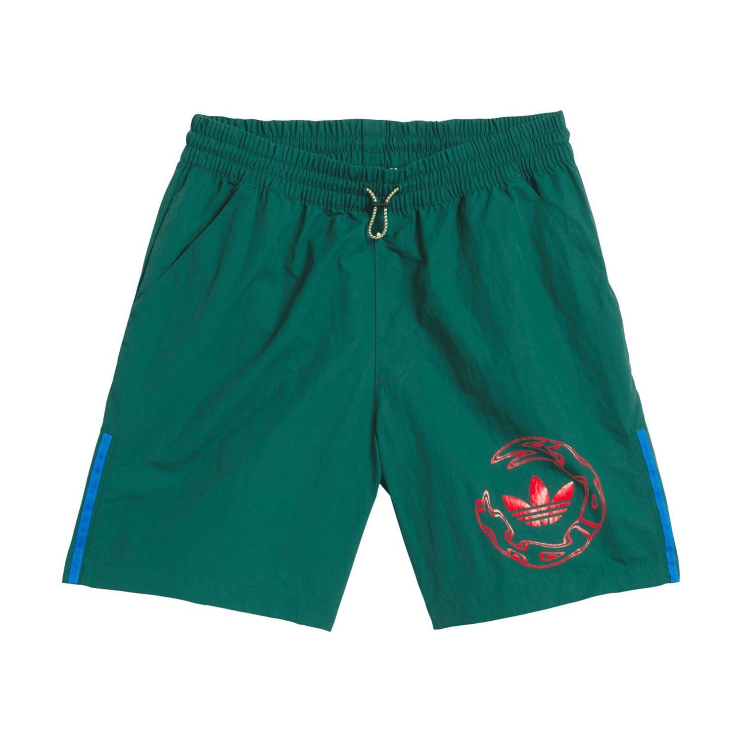 Green - adidas Originals - Skateboarding Graphic Water Shorts - 1