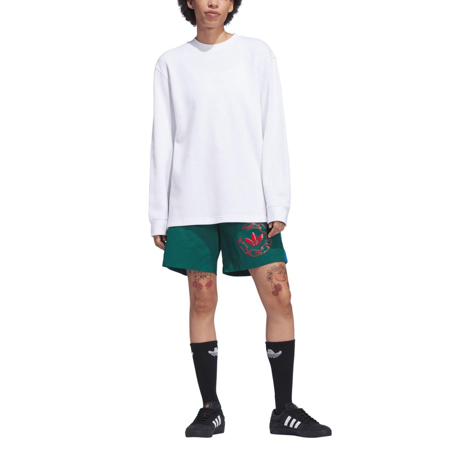 Green - adidas Originals - Skateboarding Graphic Water Shorts - 3