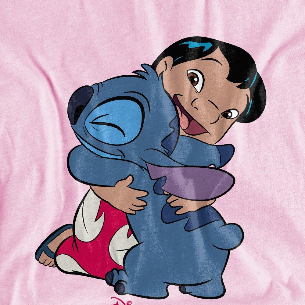Pink - Disney - Lilo & Stitch 90S Hug Kids T-Shirt Pink - 2
