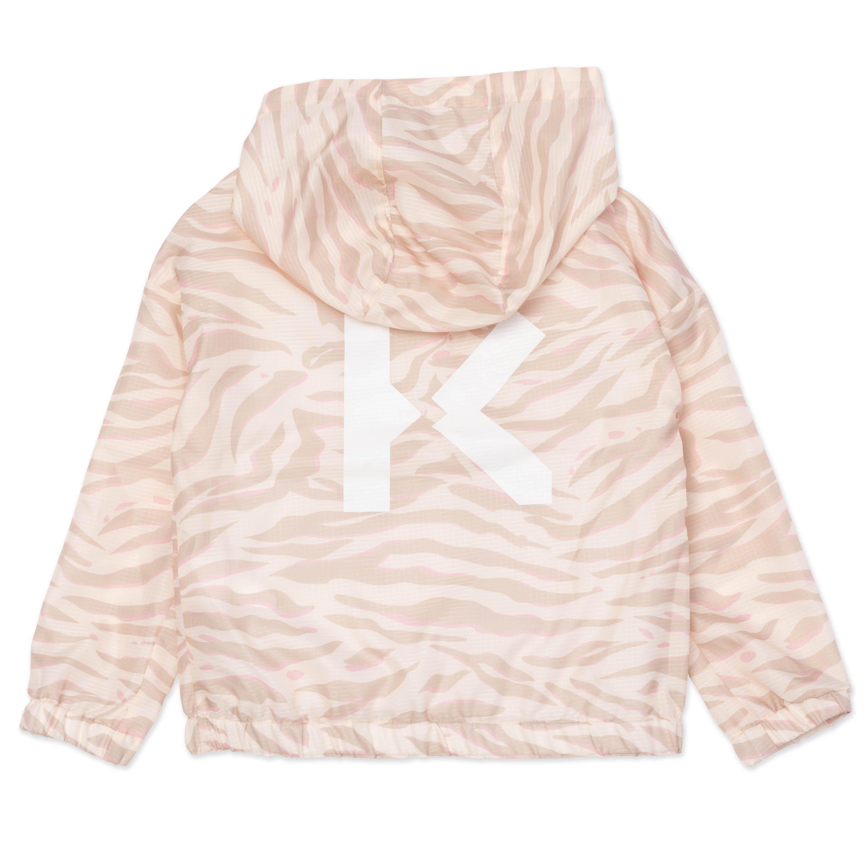 Sand - Kenzo - Kids'  Printed Water-Resistant Windbreaker - 2
