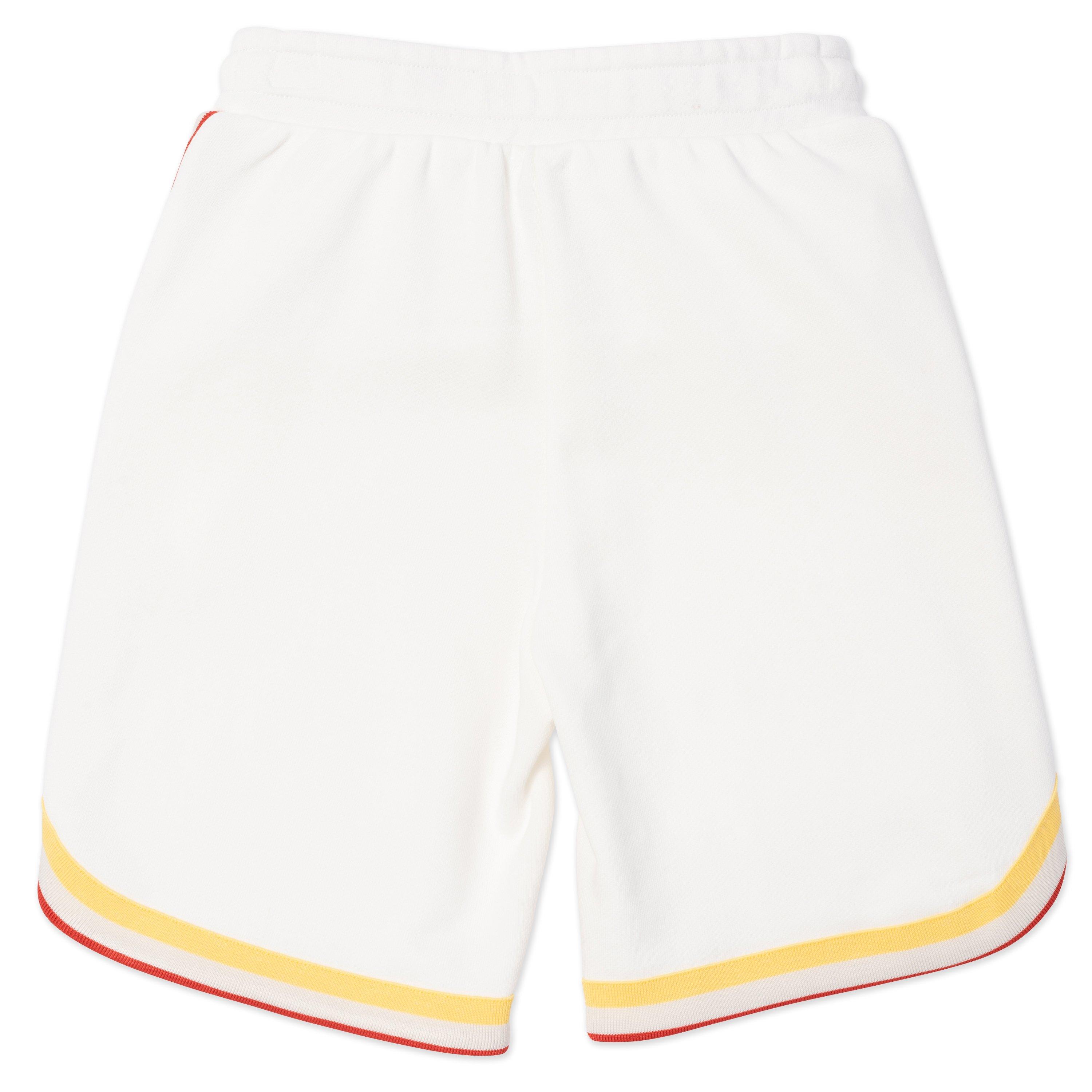 Chinchila - Kenzo - Kids' Fleece Jogger Shorts - 2