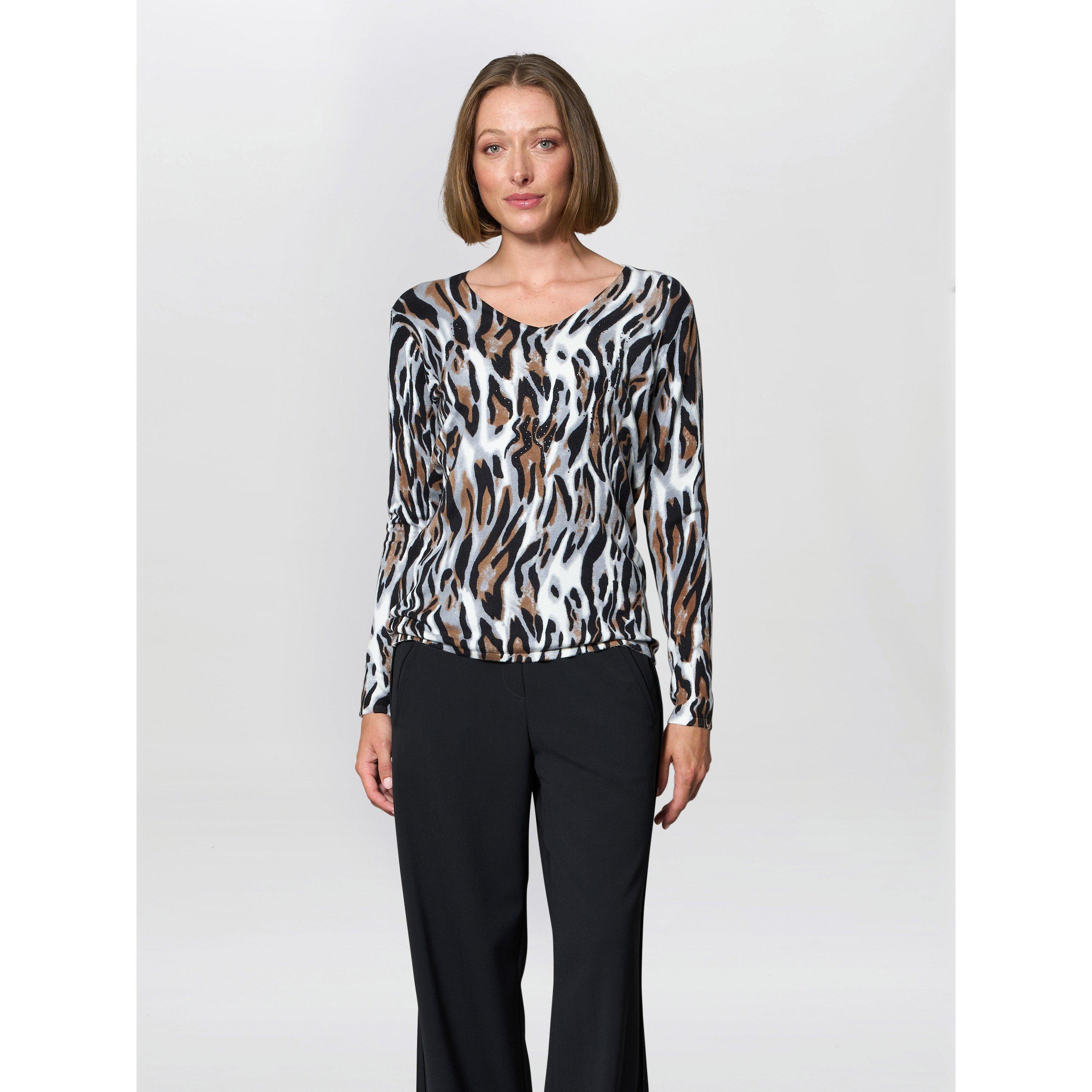 Leopard - Gina Bacconi - Nessa Animal Print Jumper - 1