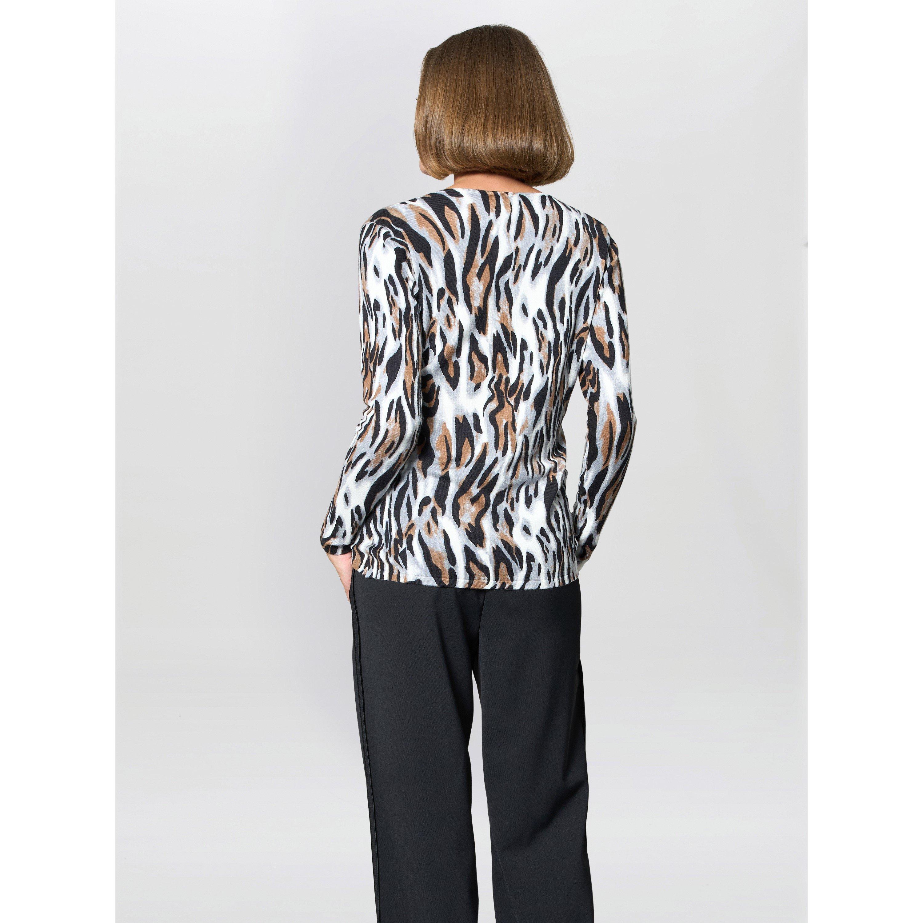 Leopard - Gina Bacconi - Nessa Animal Print Jumper - 2