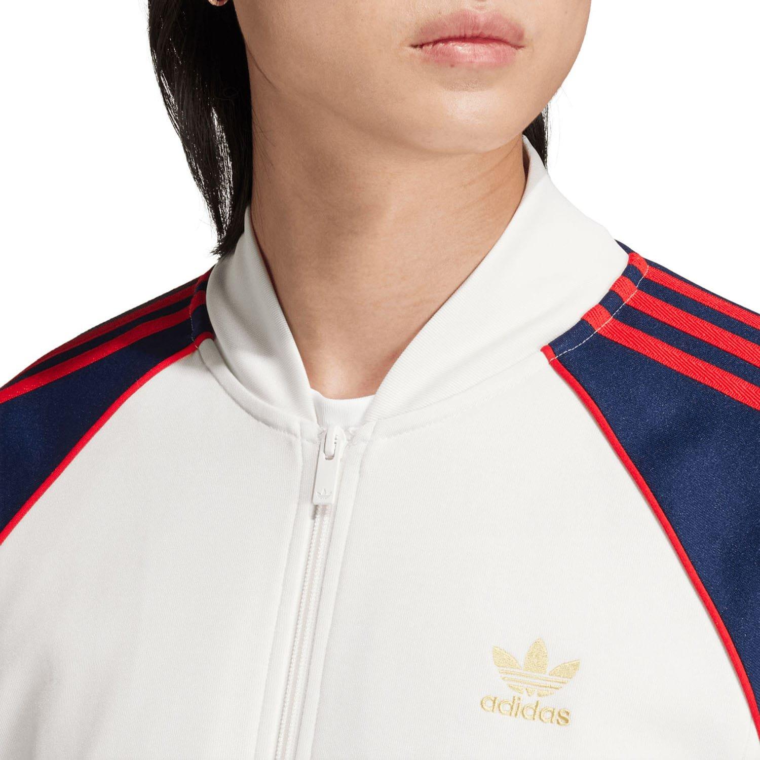 White - adidas Originals - Adicolor Classics SST Track Jacket - 7