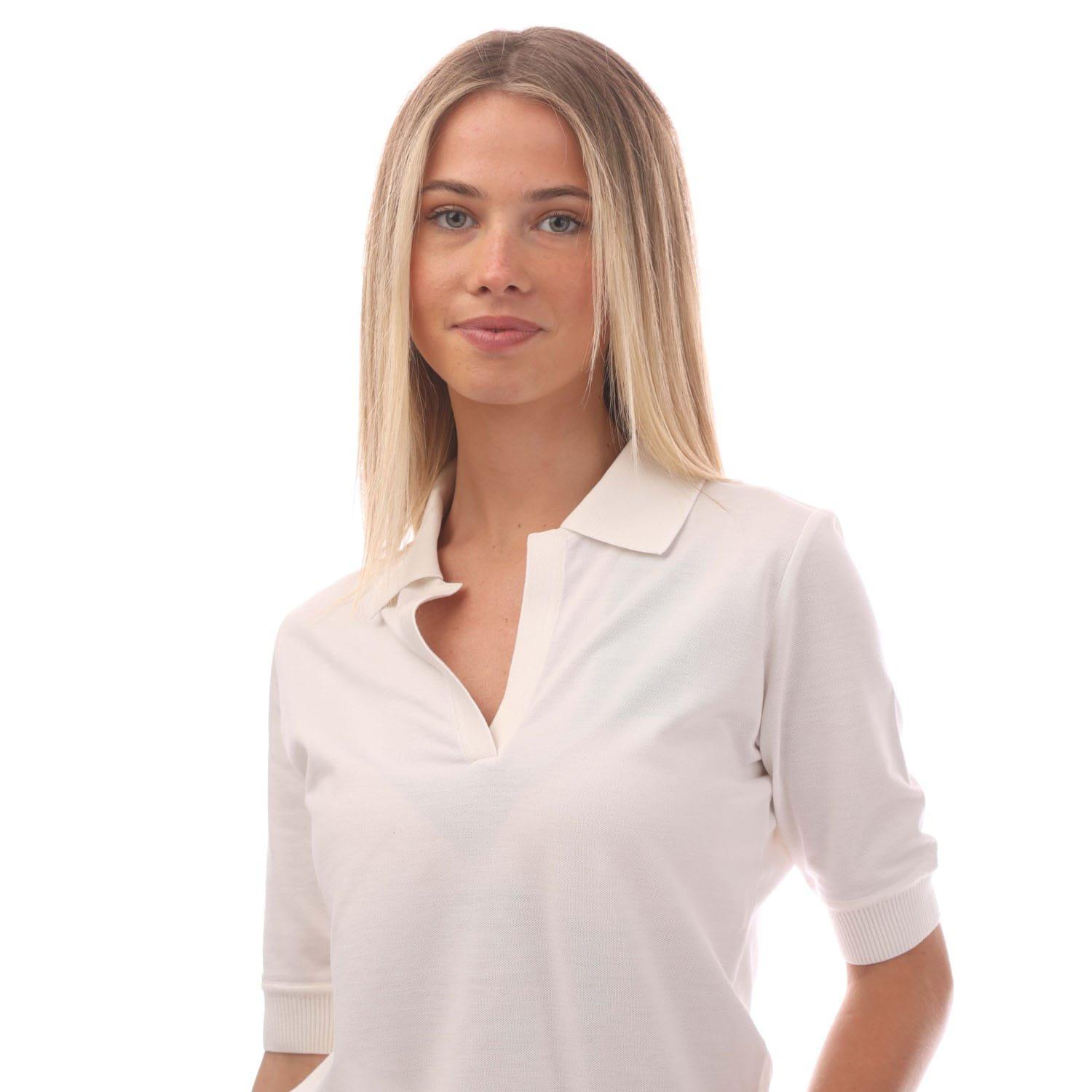 White - Hugo - Esoles1 Short Sleeve Top - 2