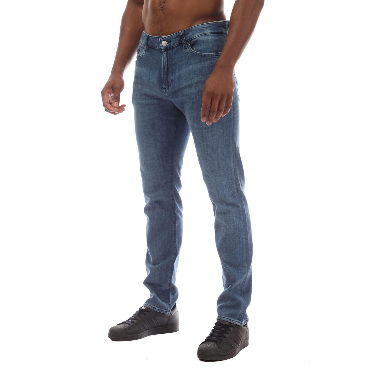 Blue - Boss - Delaware3 Slim-Fit Jeans - 1