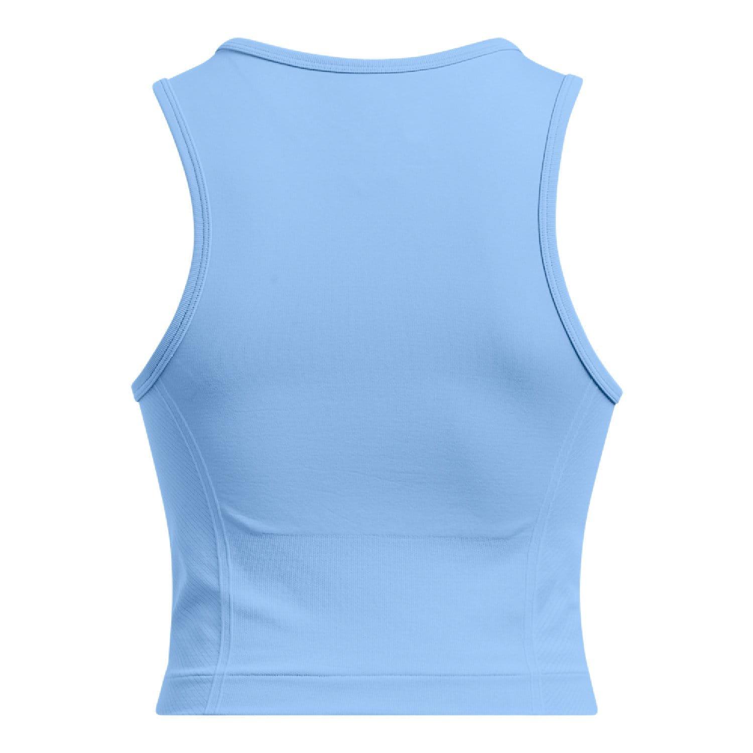 Blue - Under Armour - Vanish Seamless Tank Top - 4