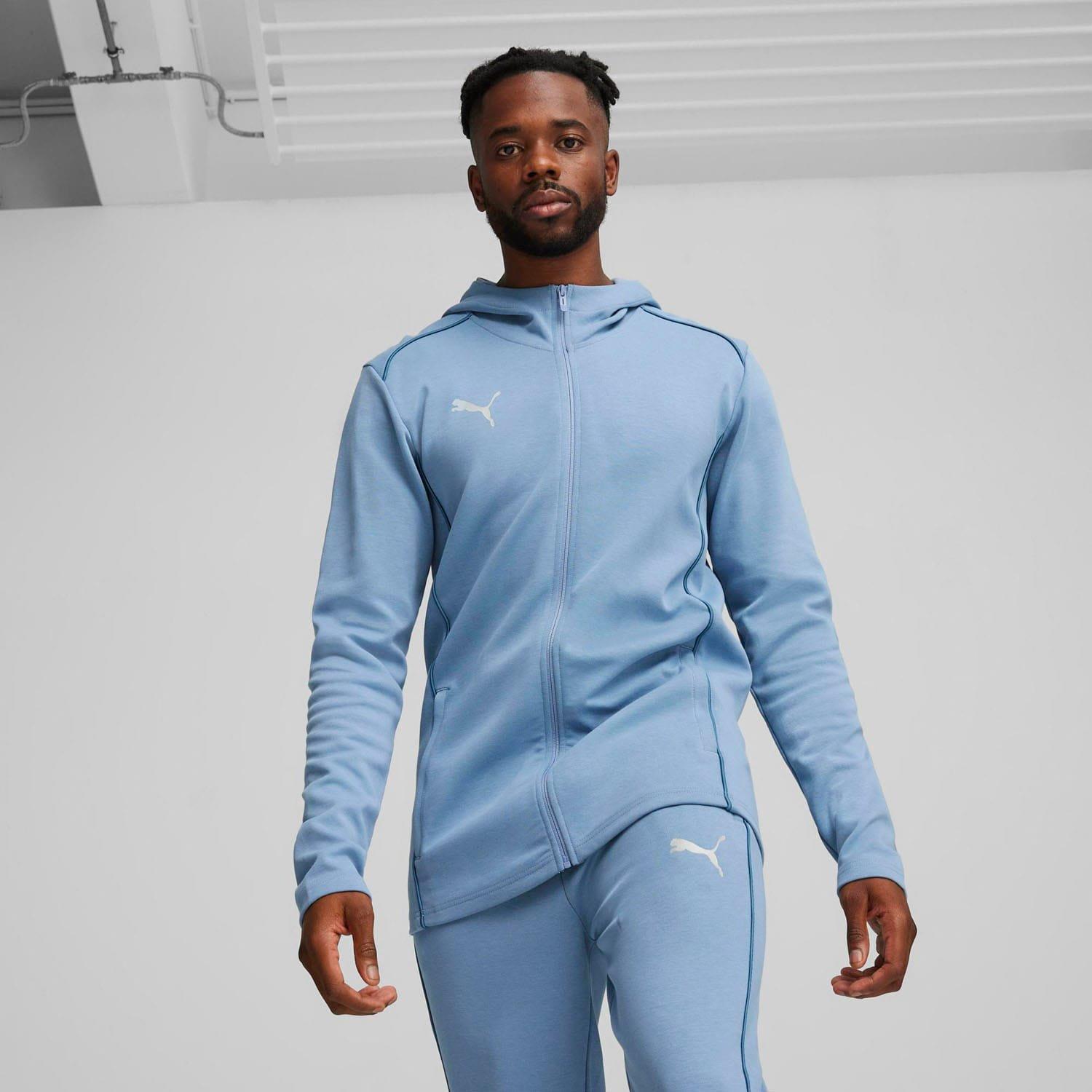 Blue - Puma - TeamFINAL Casuals Hooded Jacket - 3