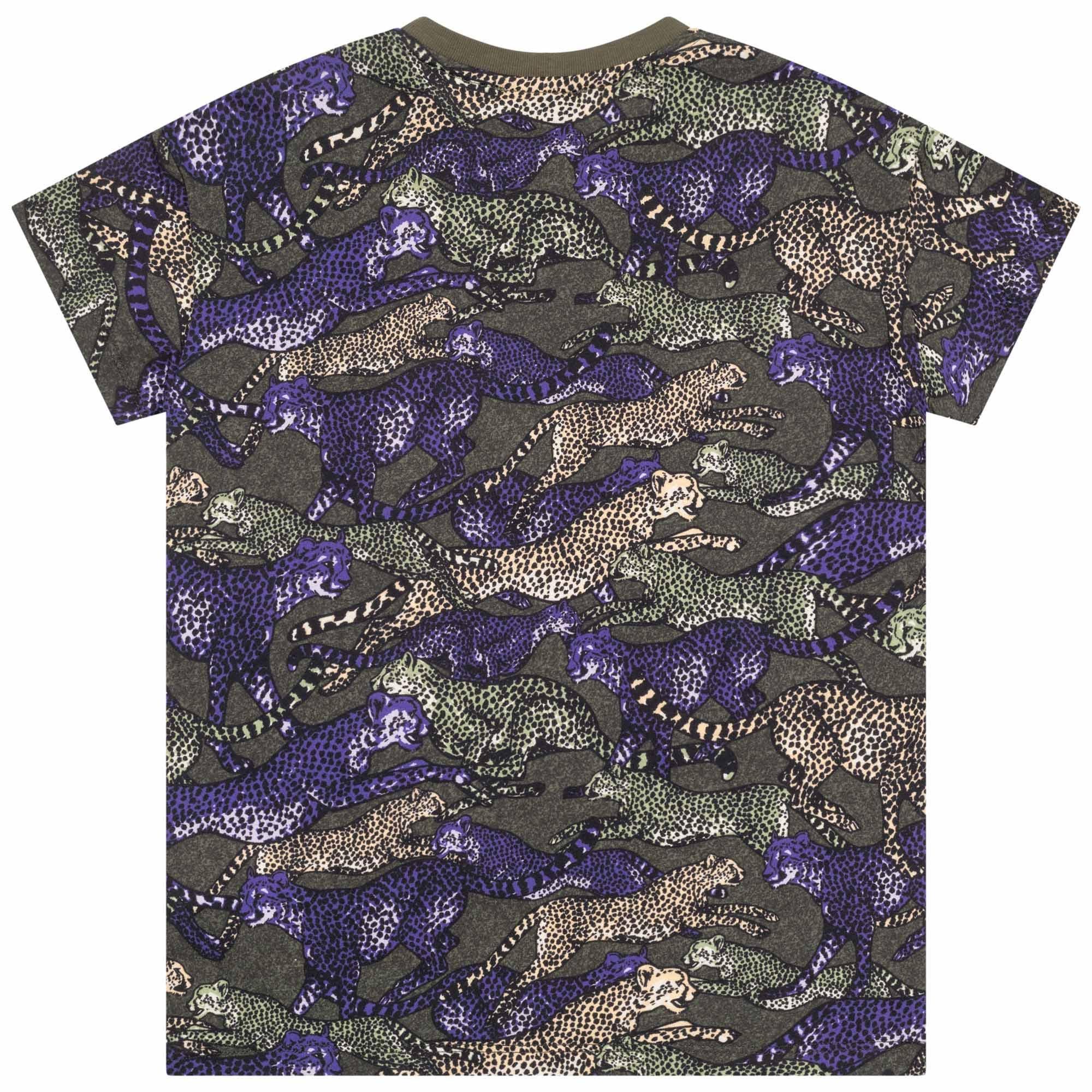 Khaki - Kenzo - Kids' Logo Regular Fit T-Shirt - 2