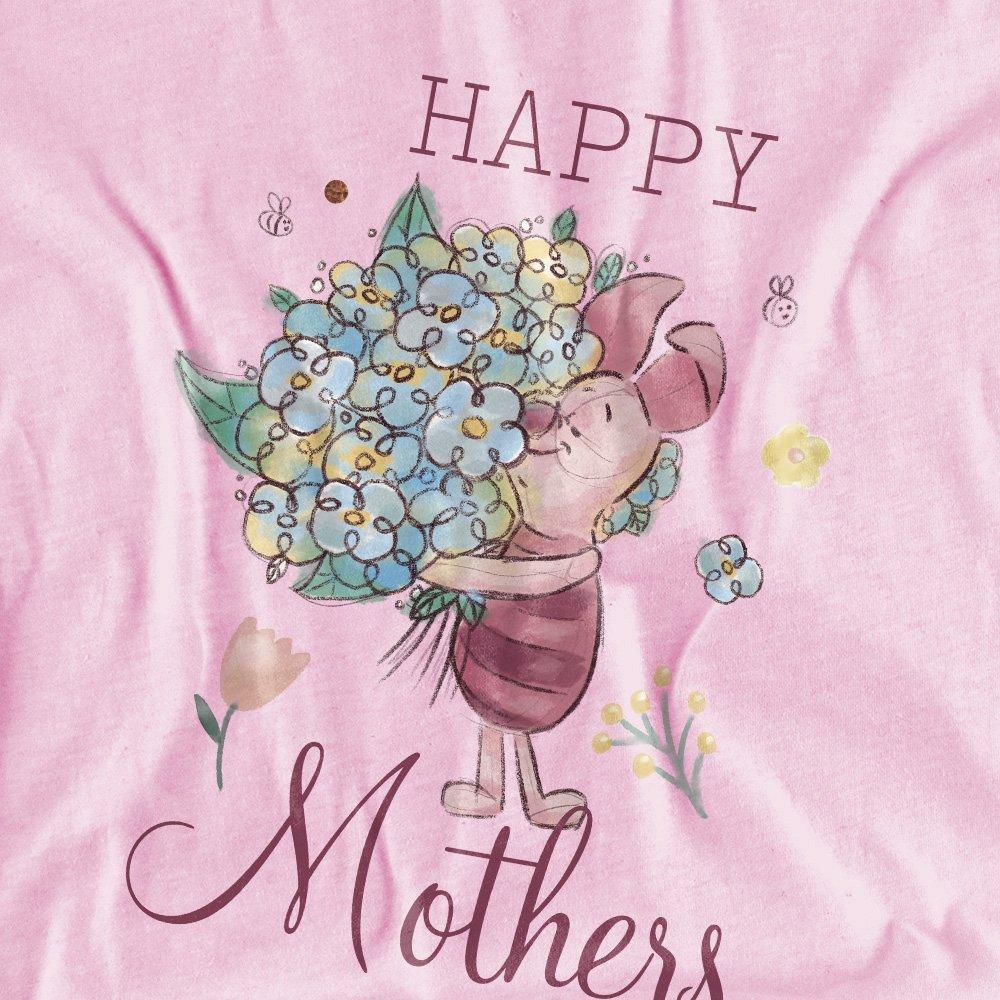 Pink - Winnie The Pooh - Winnie The Pooh Piglet Happy Mothers Day Kids T-Sh - 2