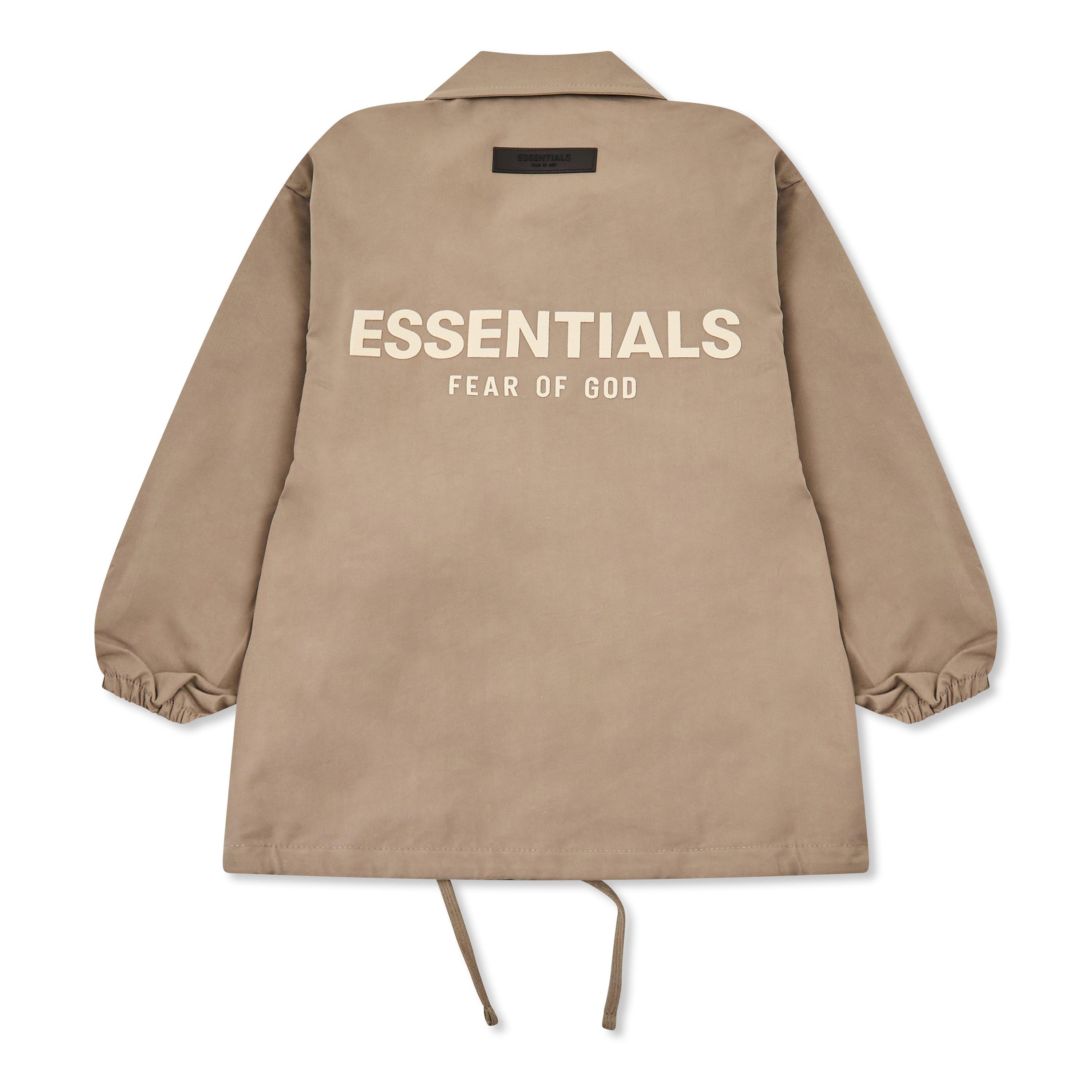 Desert Taupe - Fear Of God Essentials - Unisex Kids' Coaches Coach Jacket - 2