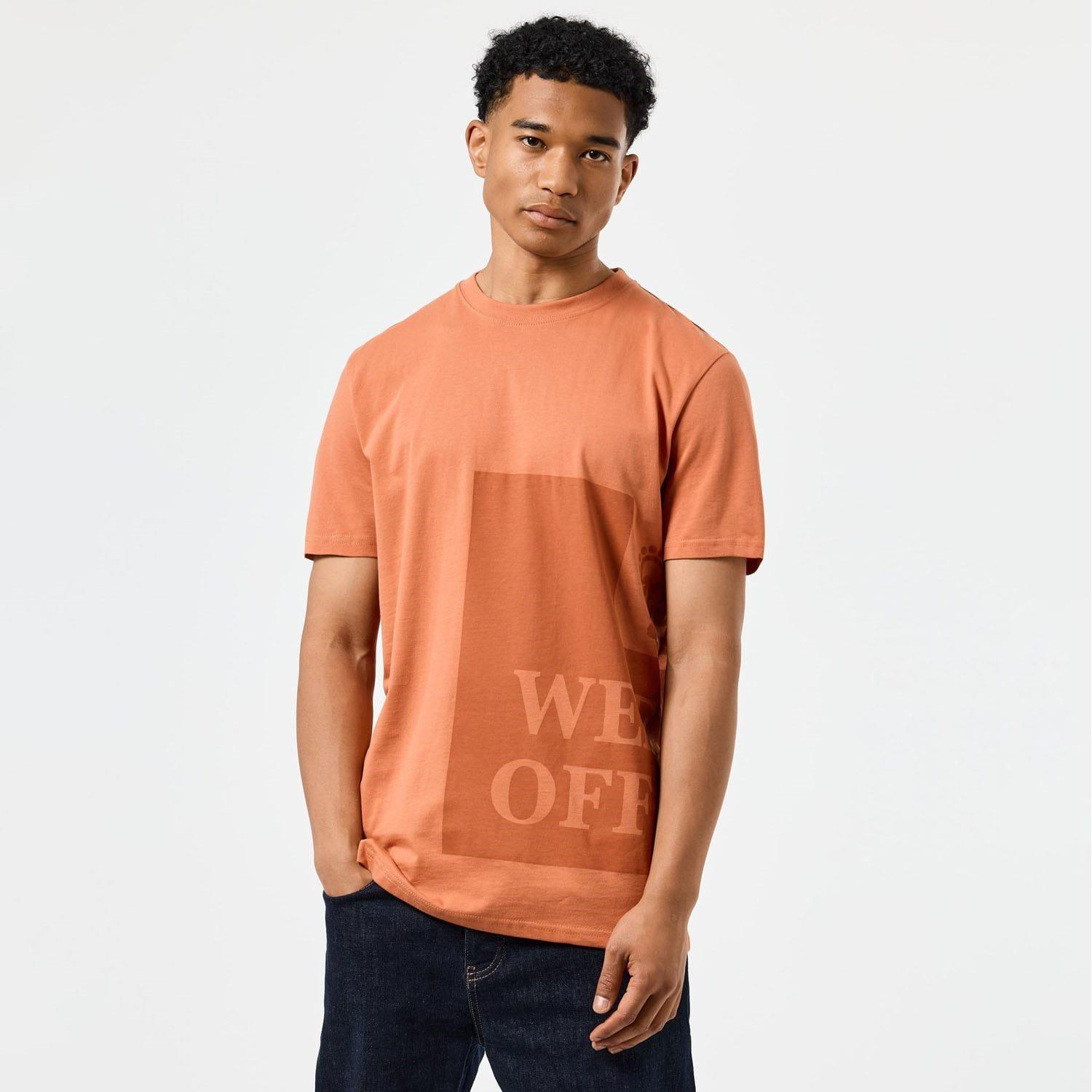 Orange - Weekend Offender - Ryan Large Tonal Prison T-Shirt - 1