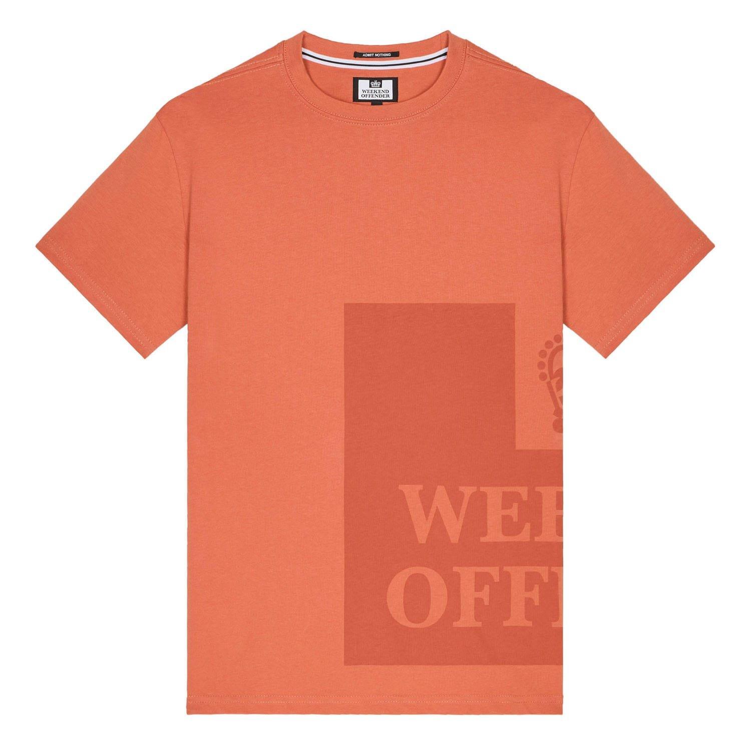 Orange - Weekend Offender - Ryan Large Tonal Prison T-Shirt - 3