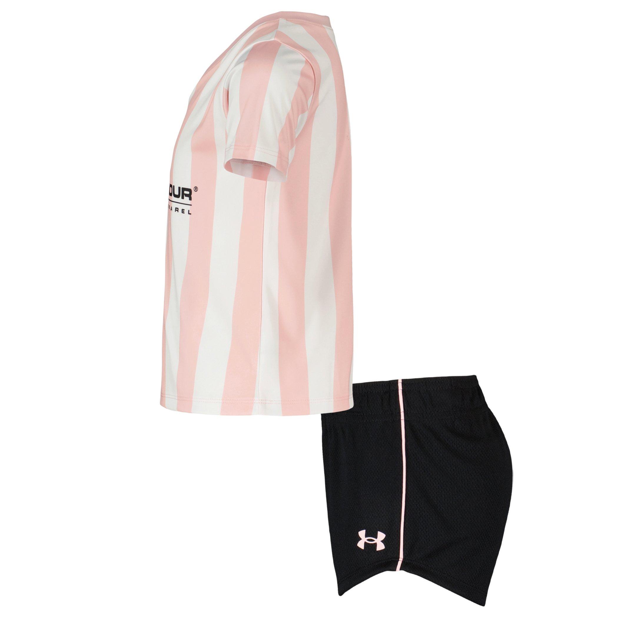 Rosa/Negro - Under Armour - UA Tee MeshShort Set In63 - 4
