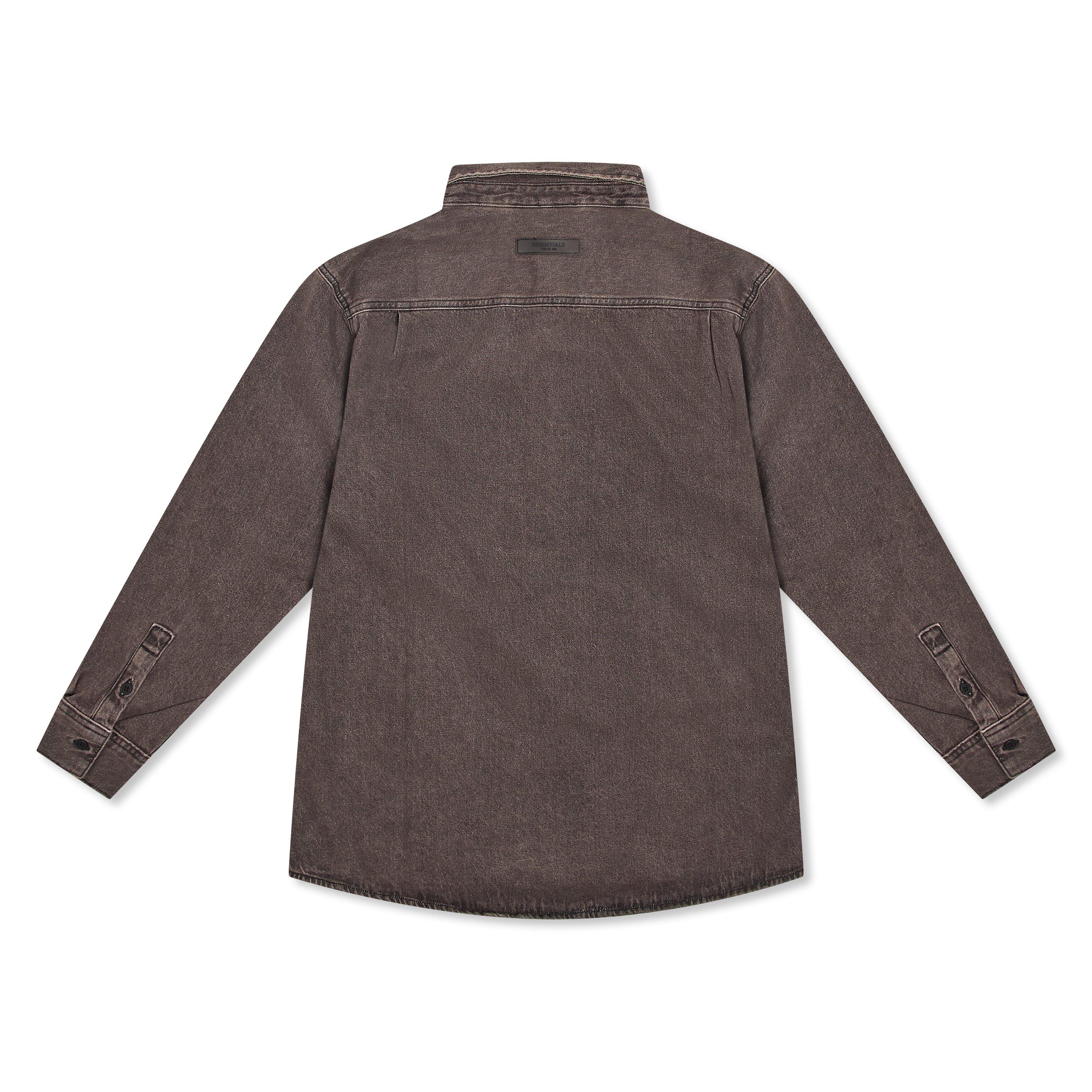 Black Denim - Fear Of God Essentials - Unisex Kids' Long Sleeve Denim Shirt - 2