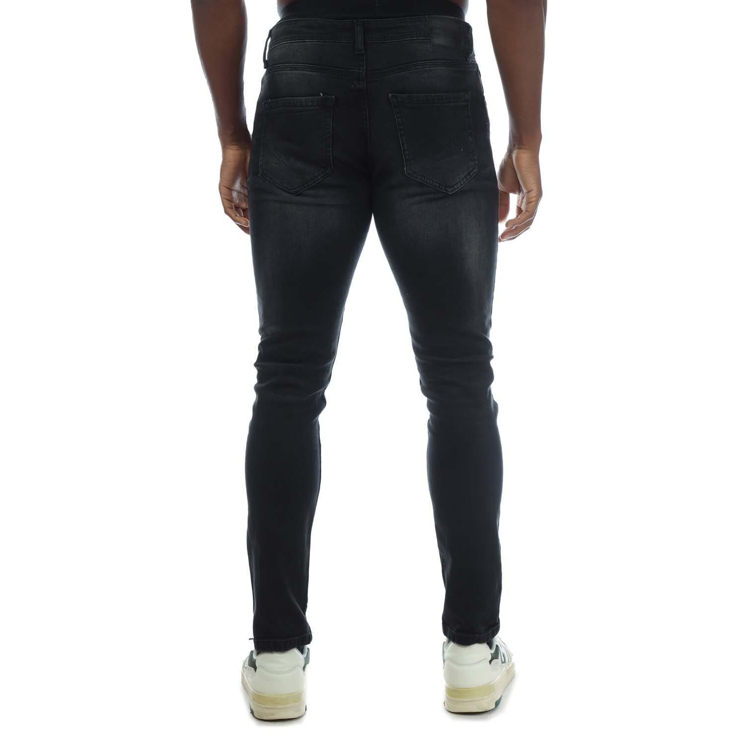 Black - Duck and Cover - Overburg Tapered-Fit Jeans - 2