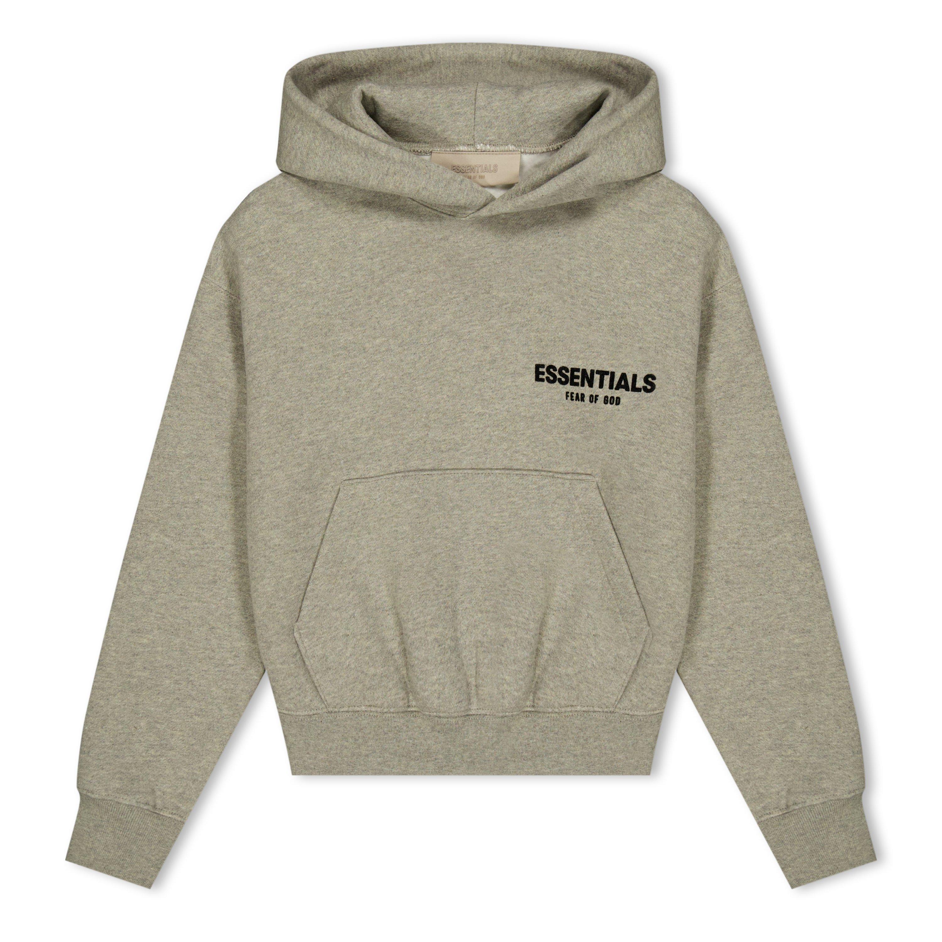Dark Oatmeal - Fear Of God Essentials - Unisex Kids' Core Overhead Hoodie - 1