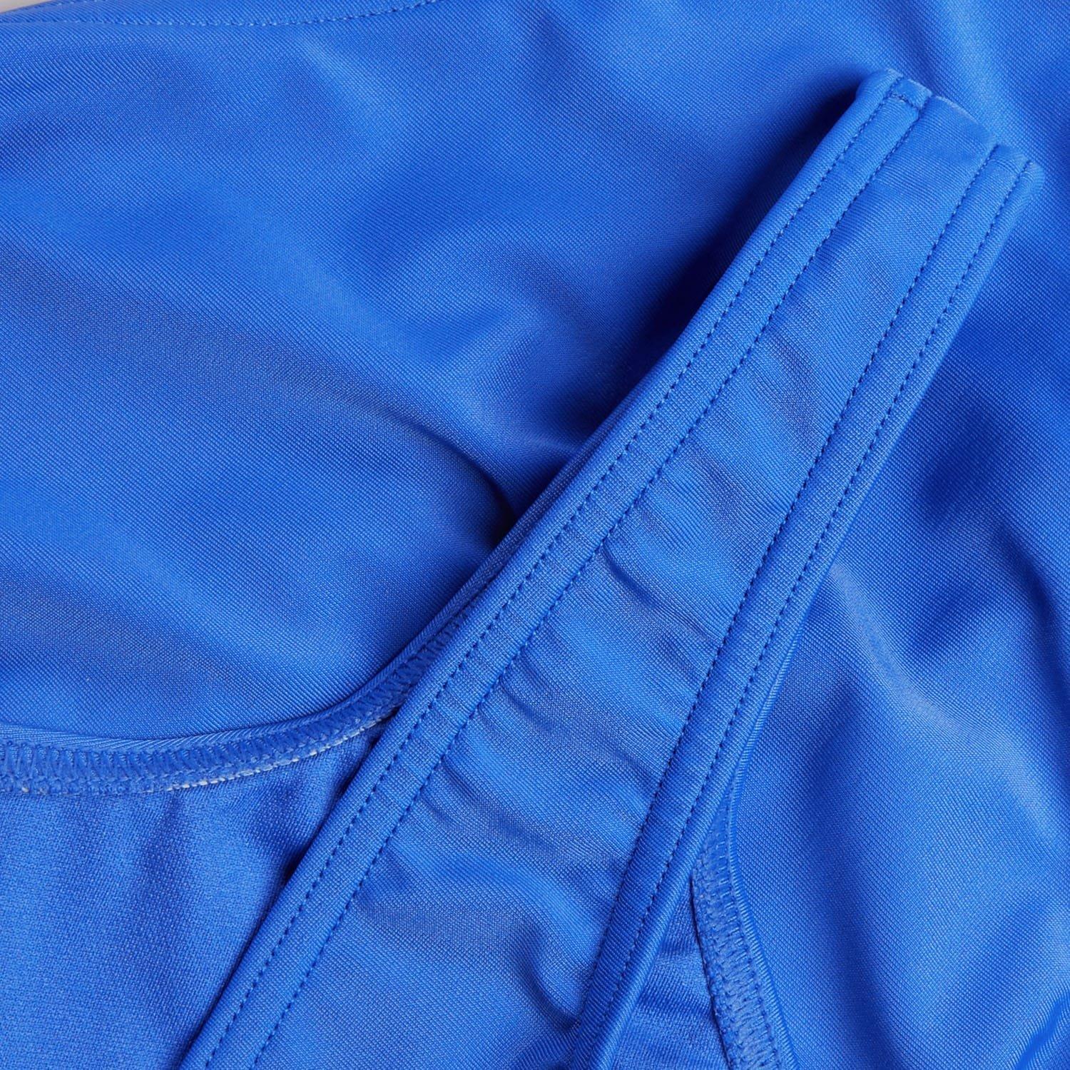 Blue - Speedo - Logo Deep U-Back 1 Piece Swimsuit - 7