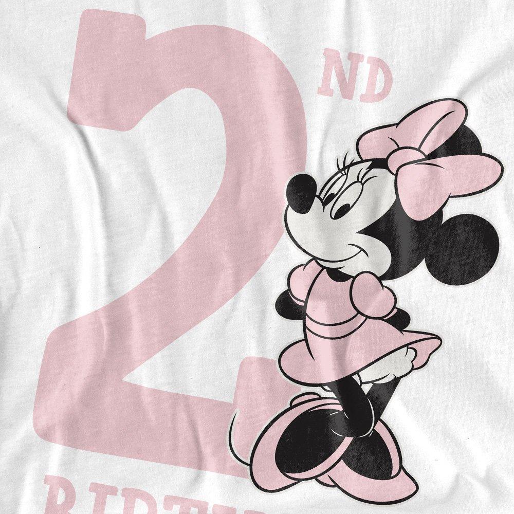 White - Minnie Mouse - Minnie Mouse 2Nd Birthday Shirt T-Shirt White - 2