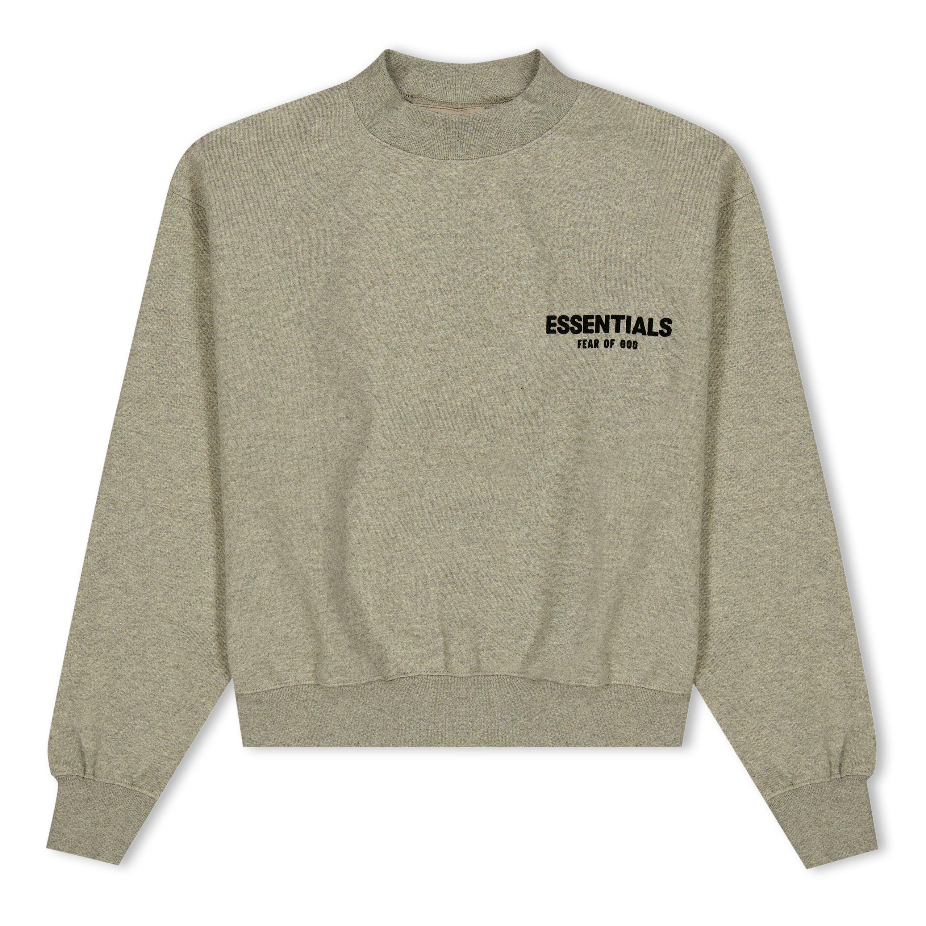 Dark Oatmeal - Fear Of God Essentials - Unisex Kids' Core Crewneck Crew Neck Jumper - 1