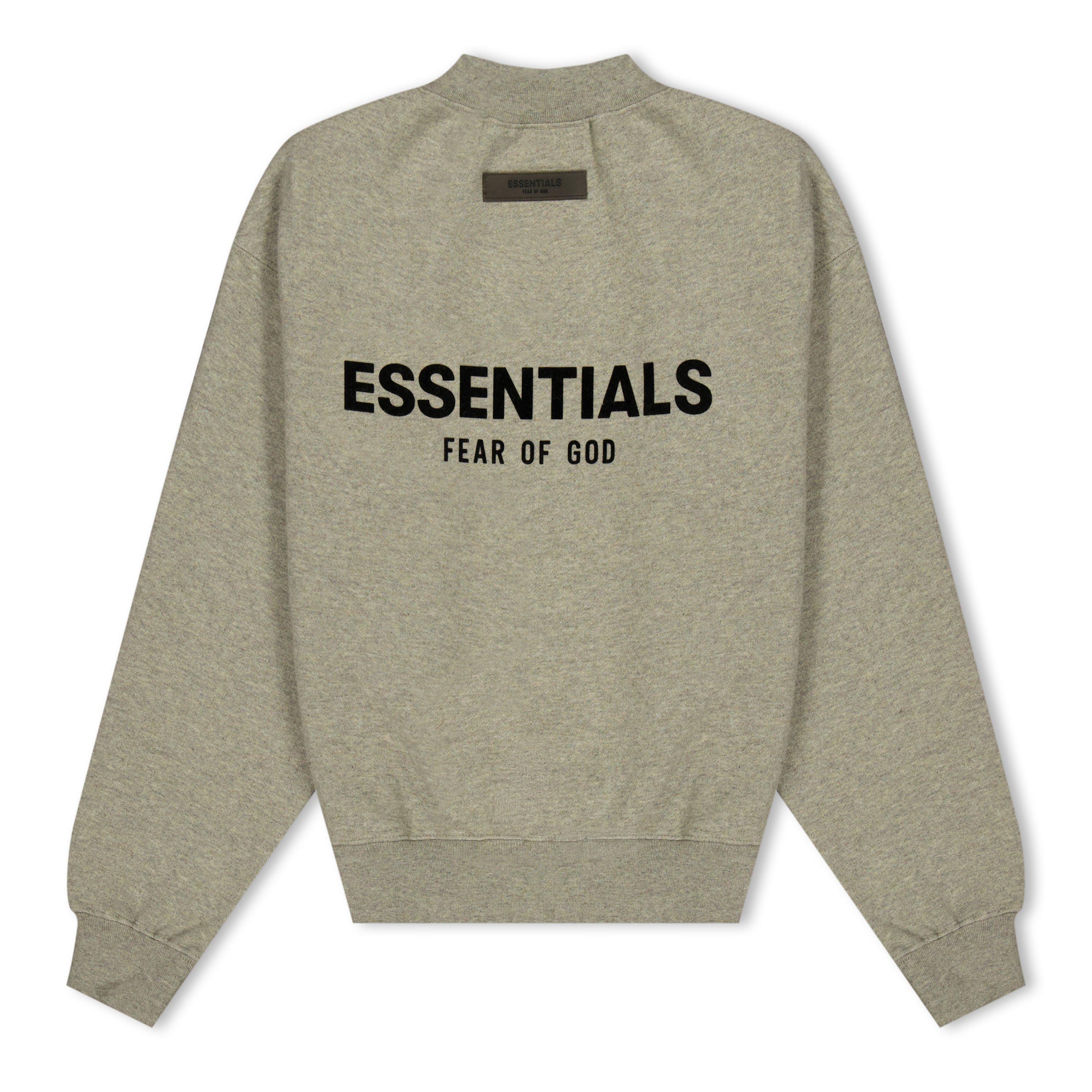 Dark Oatmeal - Fear Of God Essentials - Unisex Kids' Core Crewneck Crew Neck Jumper - 2