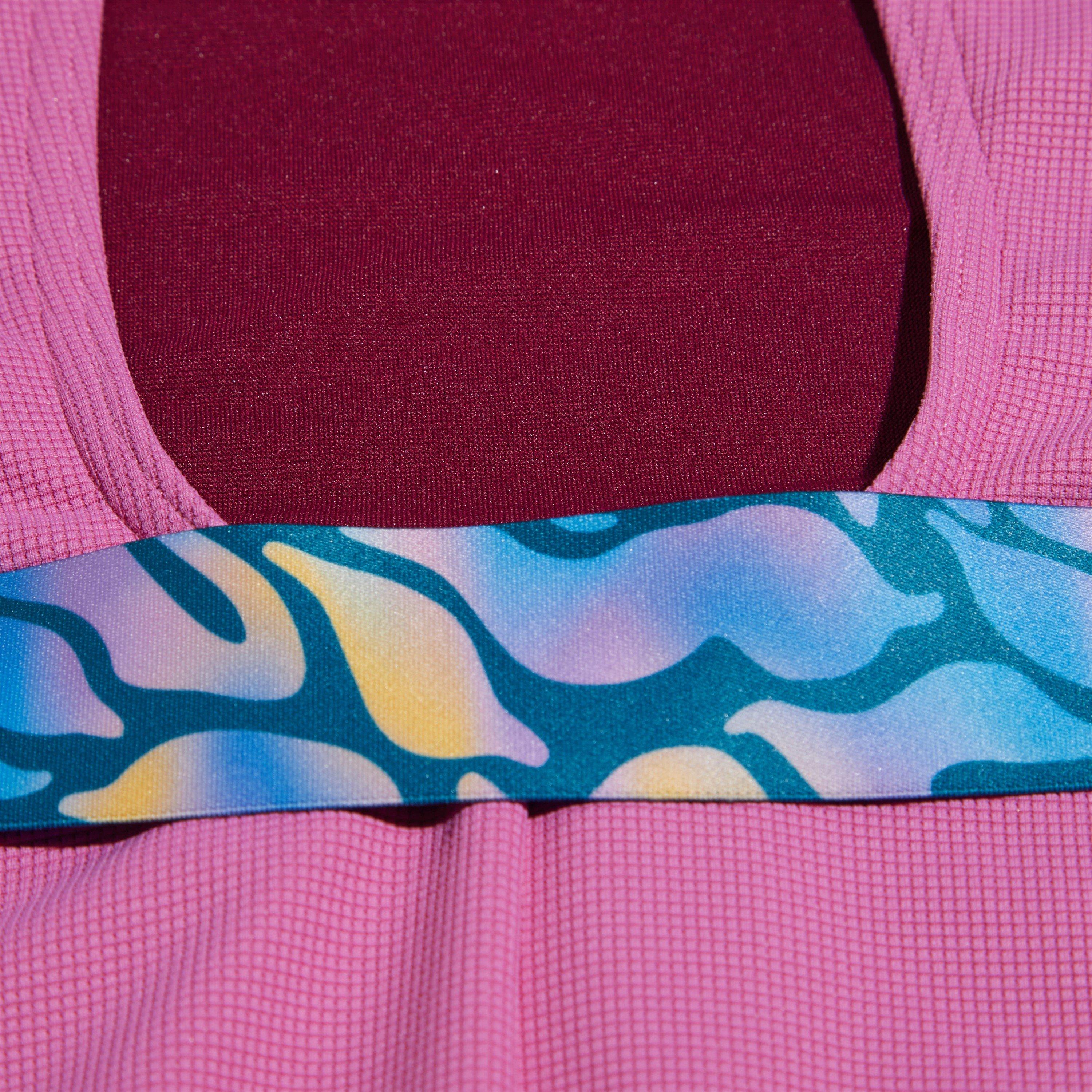 Pink - Speedo - Belted Deep U-Back 1 Piece Swimsuit - 3