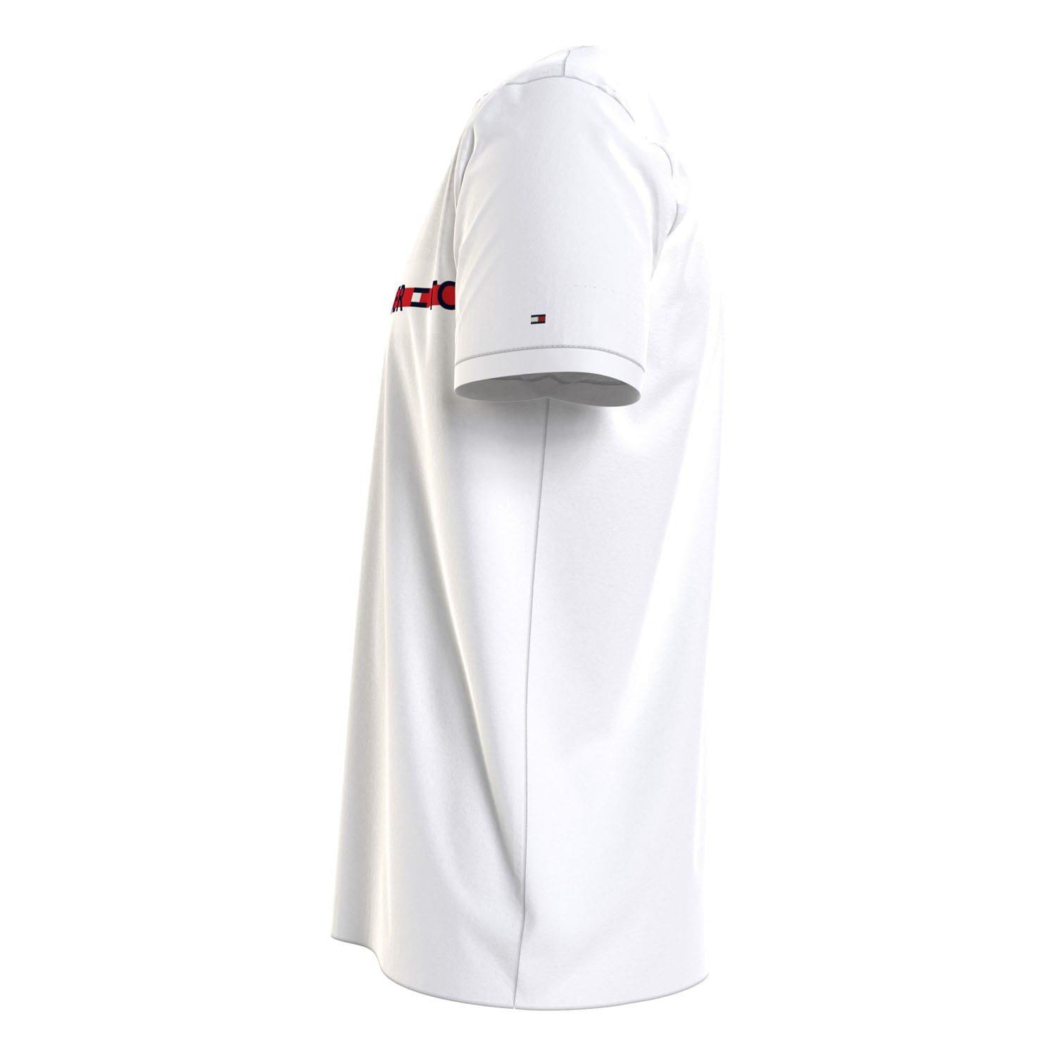 White - Tommy Hilfiger - Logo Lounge T-Shirt - 5