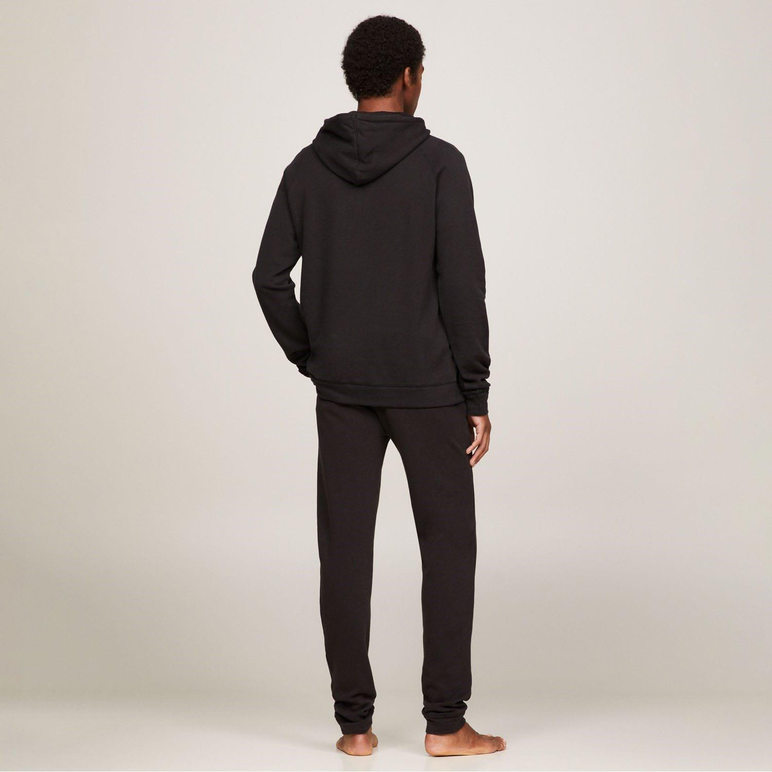 Black - Tommy Hilfiger - Logo Lounge Hoodie - 2