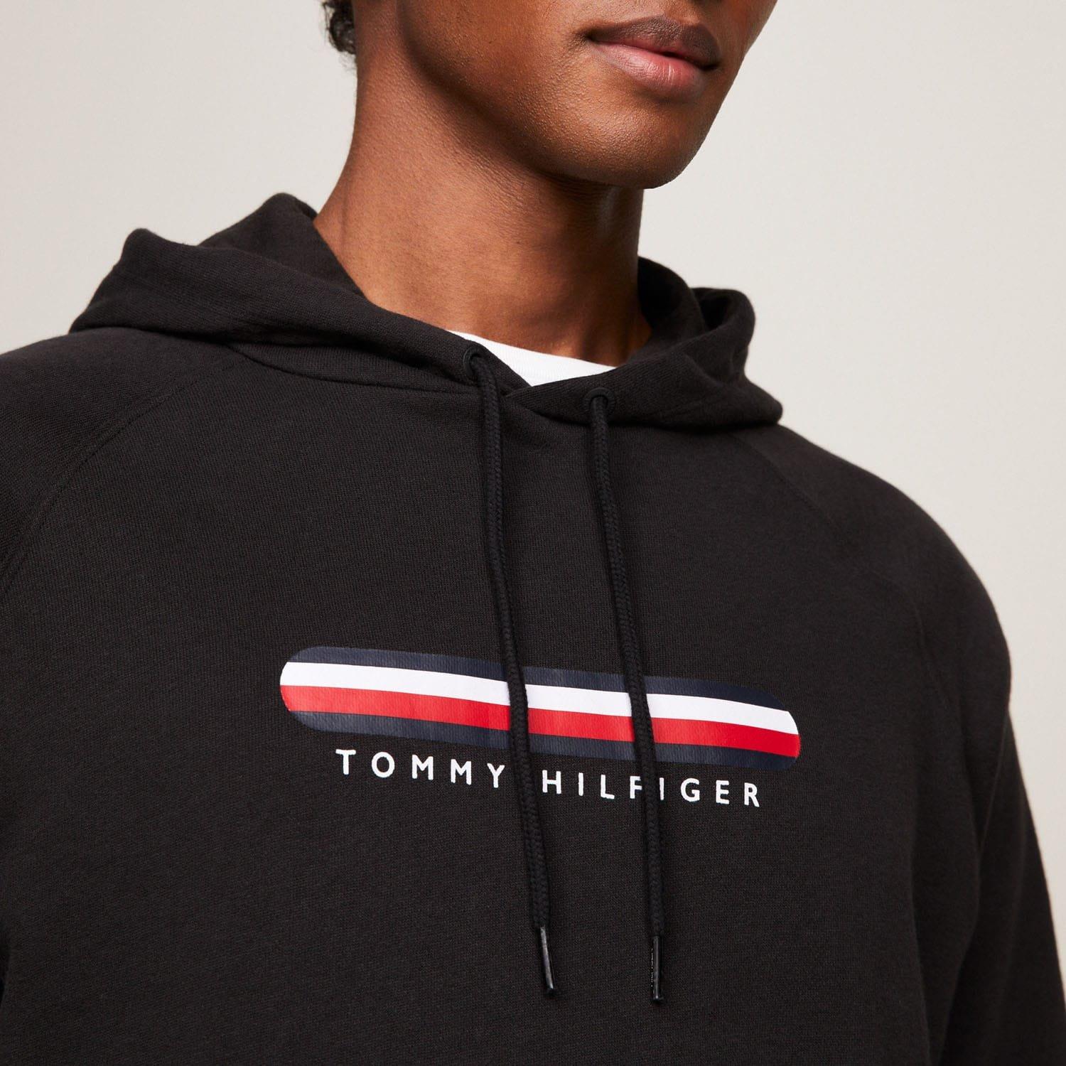 Black - Tommy Hilfiger - Logo Lounge Hoodie - 6