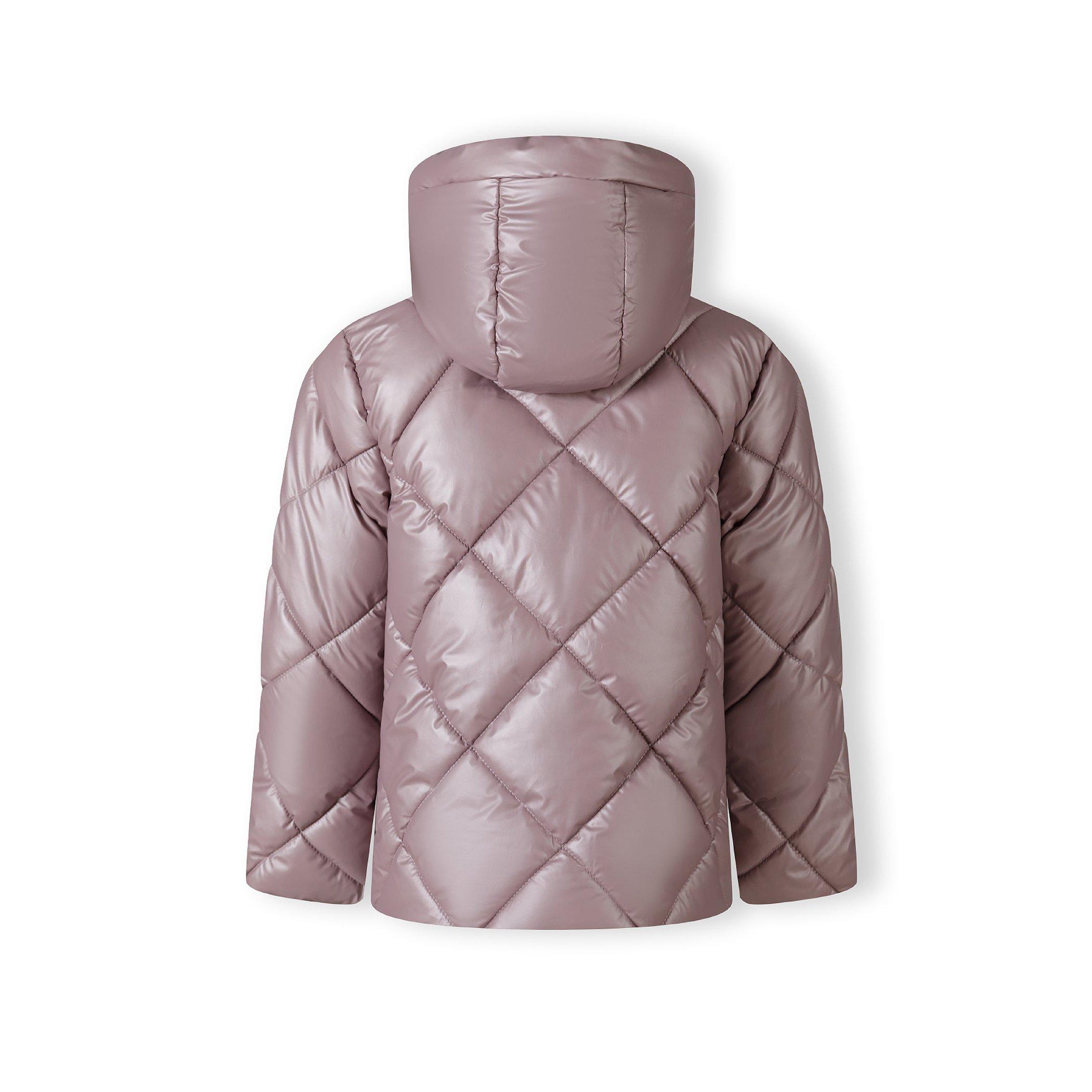 Lilac - Minoti - Girls quilted jacket with hood and zip pockets lilac - 3