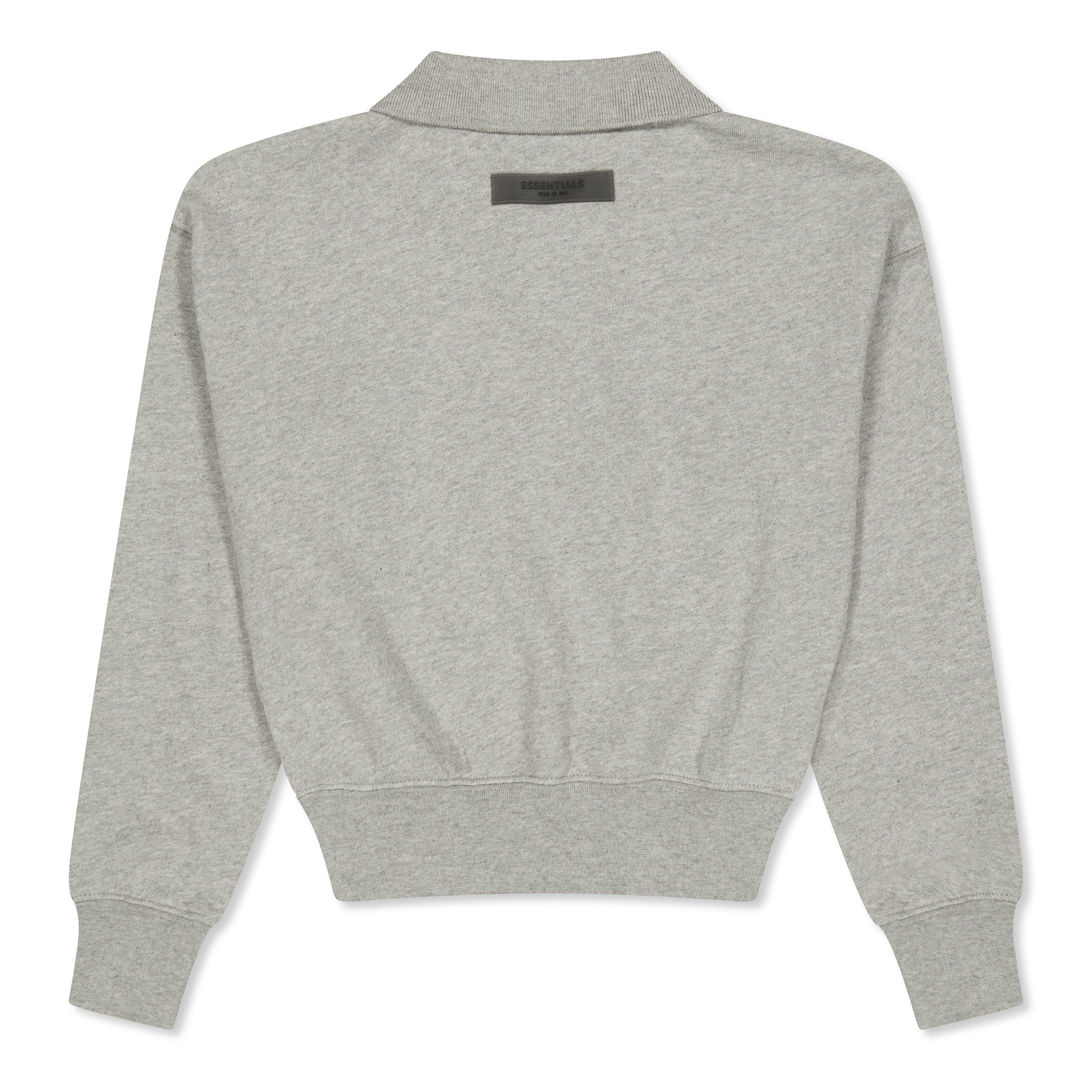 Dark Oatmeal - Fear Of God Essentials - Unisex Kids' Core Long Sleeve Polo Shirt - 2