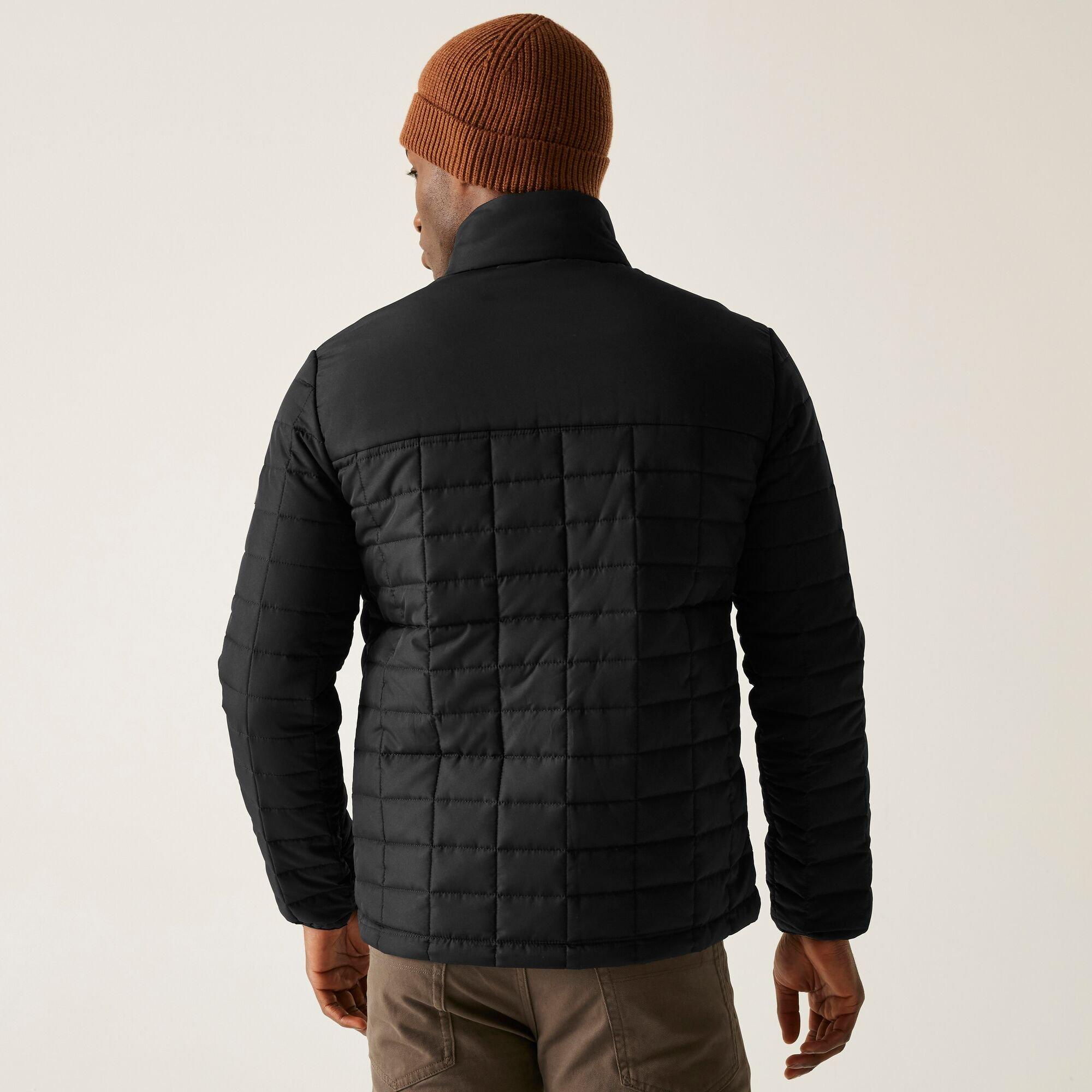 Black - Regatta - Men's Haire Quilted Jacket - 2