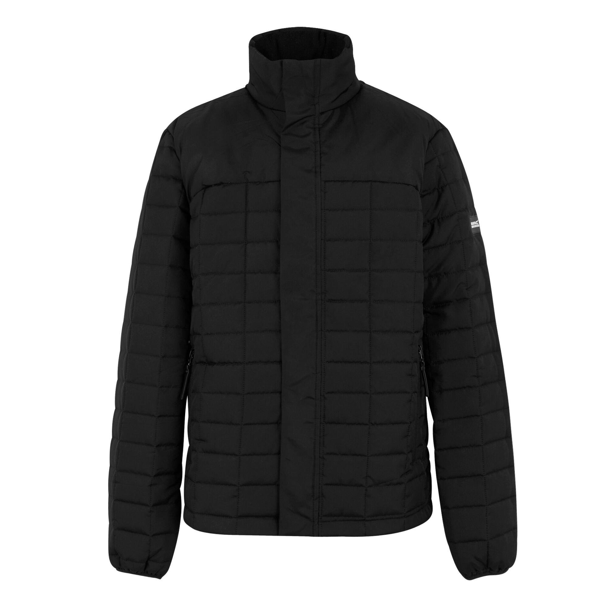 Black - Regatta - Men's Haire Quilted Jacket - 5