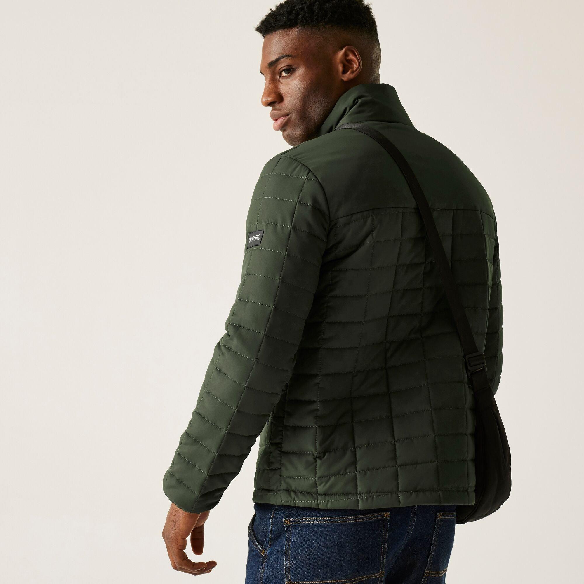 Khaki Green - Regatta - Men's Haire Quilted Jacket - 2