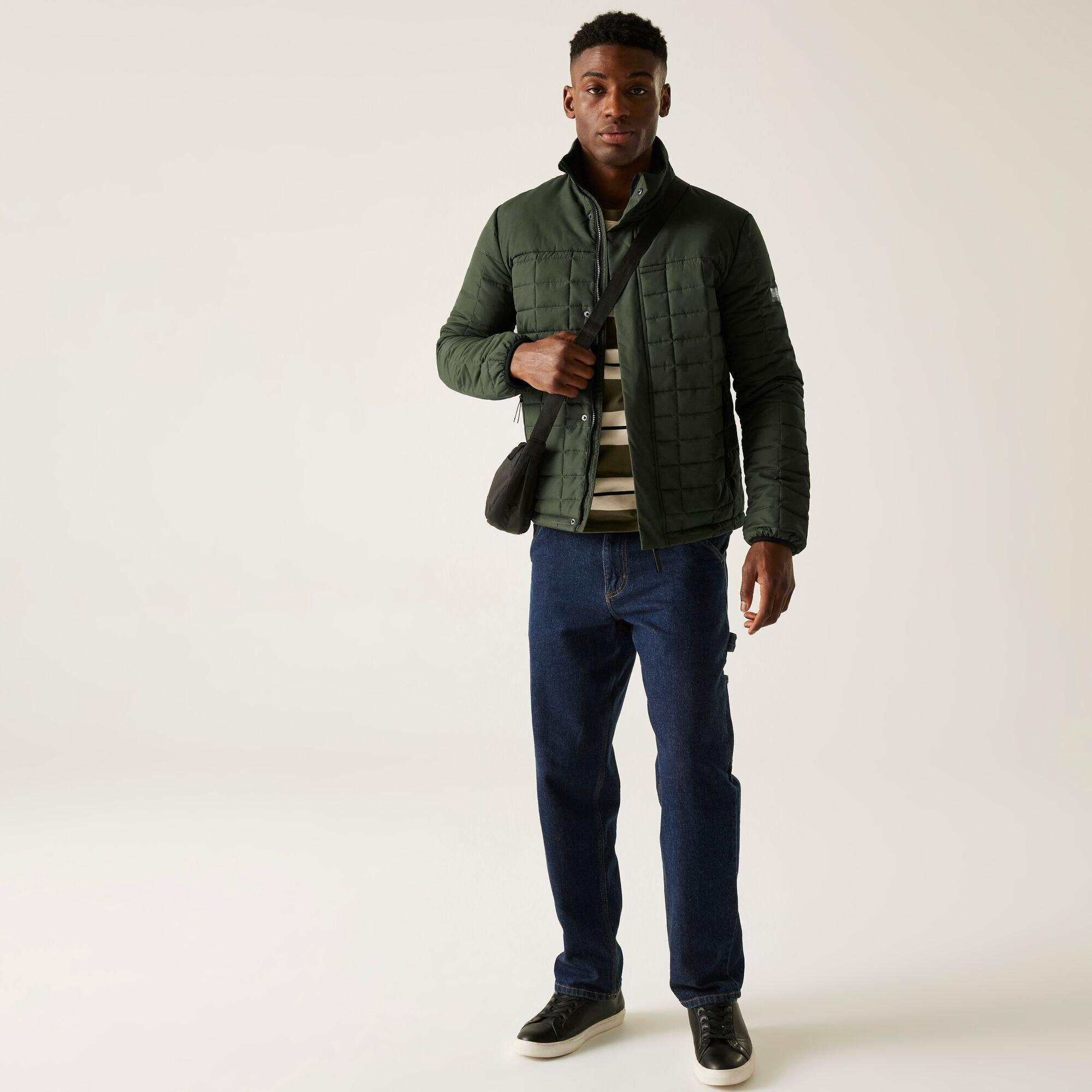 Khaki Green - Regatta - Men's Haire Quilted Jacket - 3