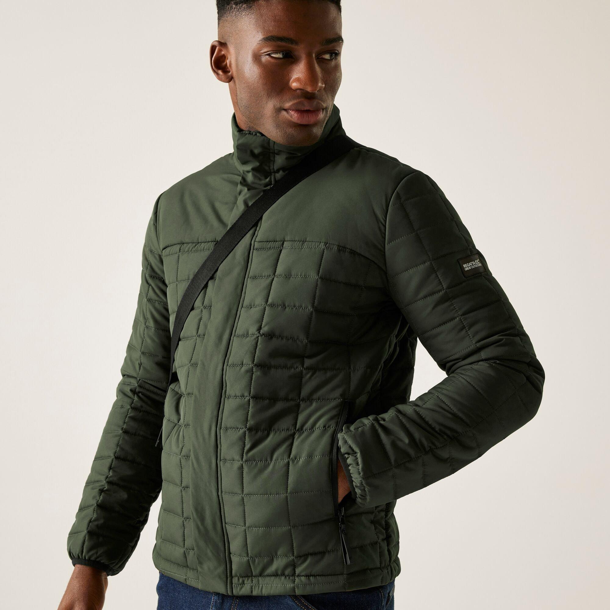 Khaki Green - Regatta - Men's Haire Quilted Jacket - 4