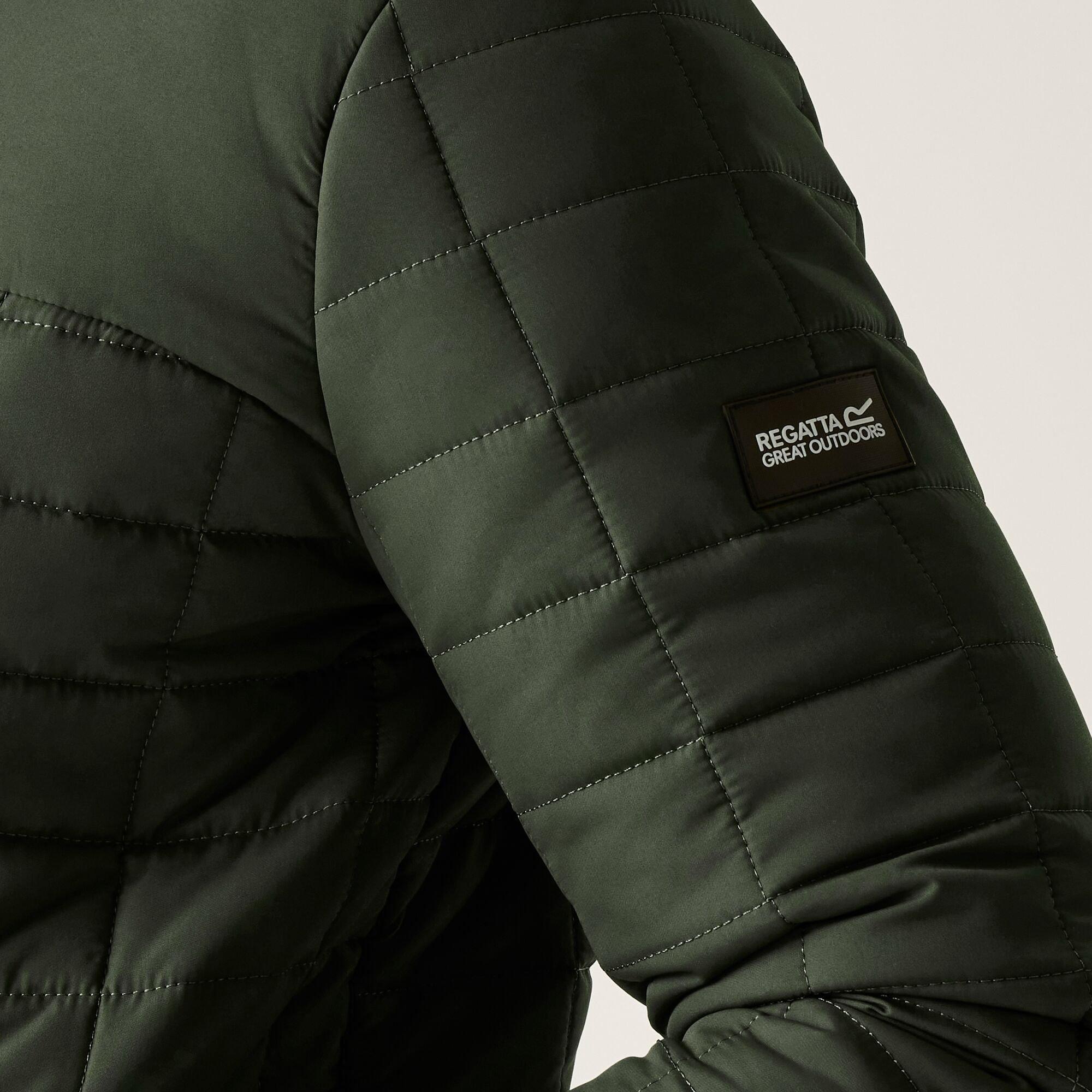 Khaki Green - Regatta - Men's Haire Quilted Jacket - 5