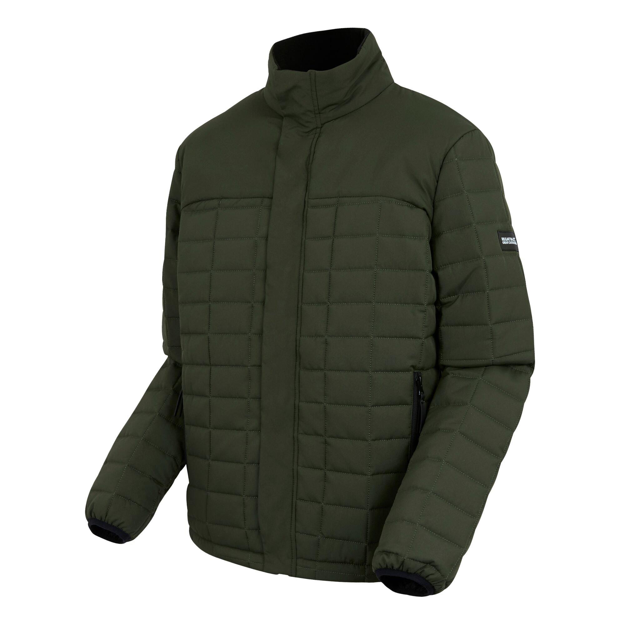 Khaki Green - Regatta - Men's Haire Quilted Jacket - 9