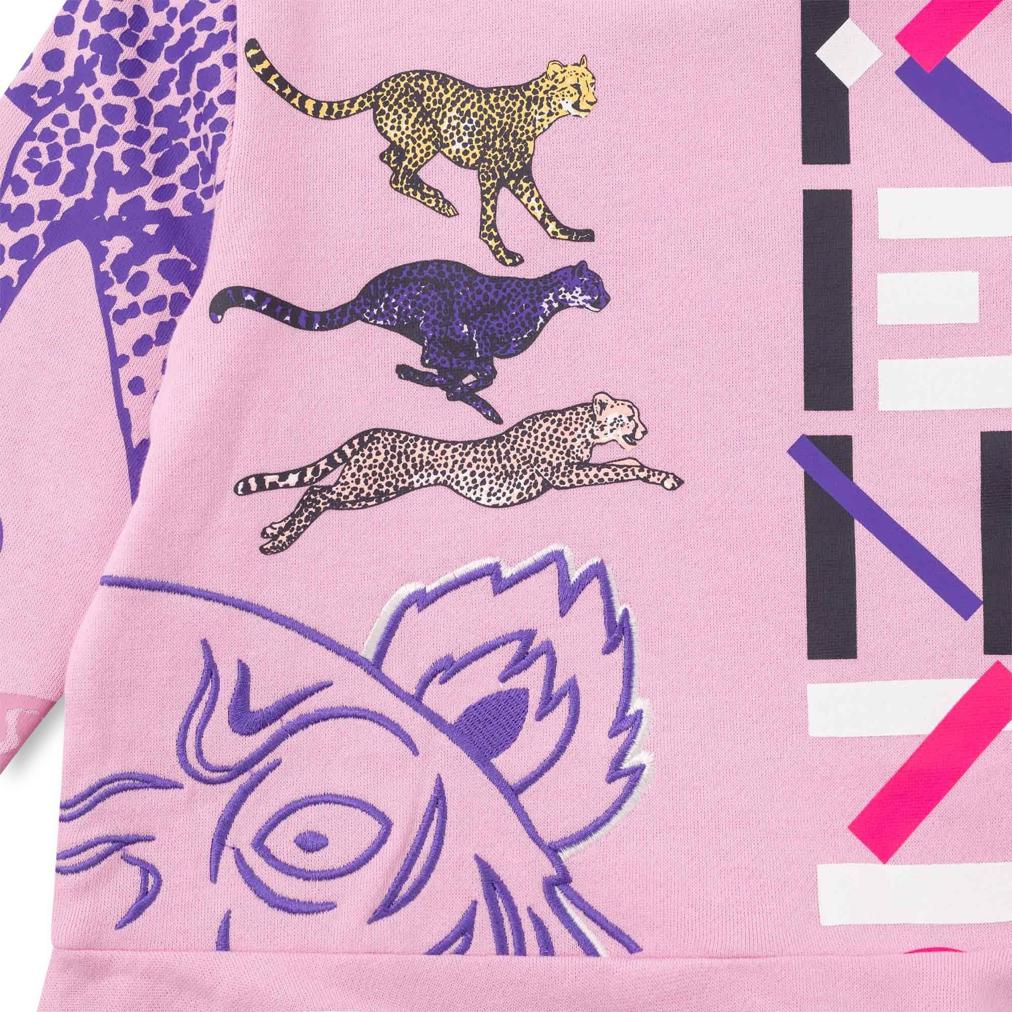 Lilac - Kenzo - Kids' Logo Jumper Dress - 3