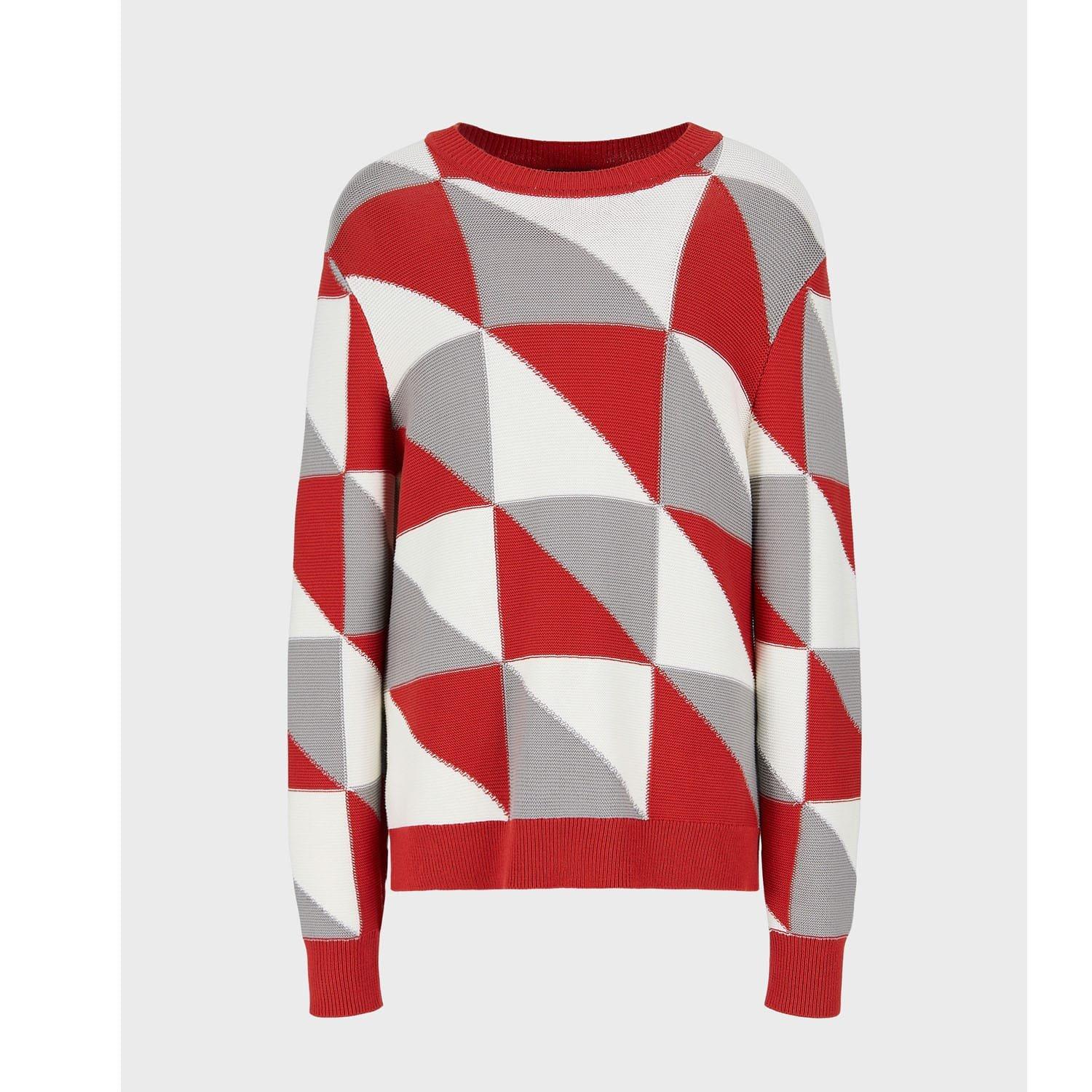 Orange - Emporio Armani - Knit Sweatshirt - 3