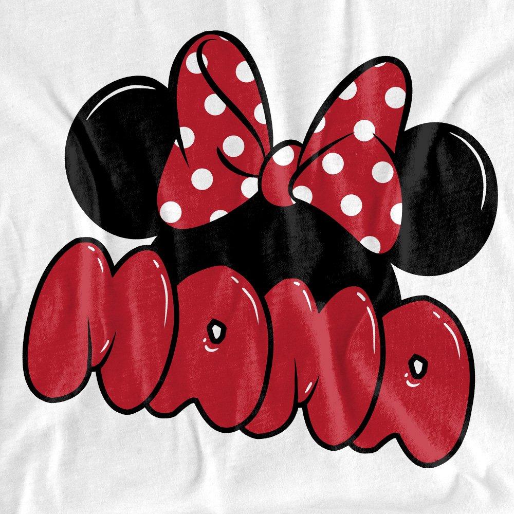 White - Minnie Mouse - Minnie Mouse MotherS Day Ears For Mama T-Shirt Wh - 2