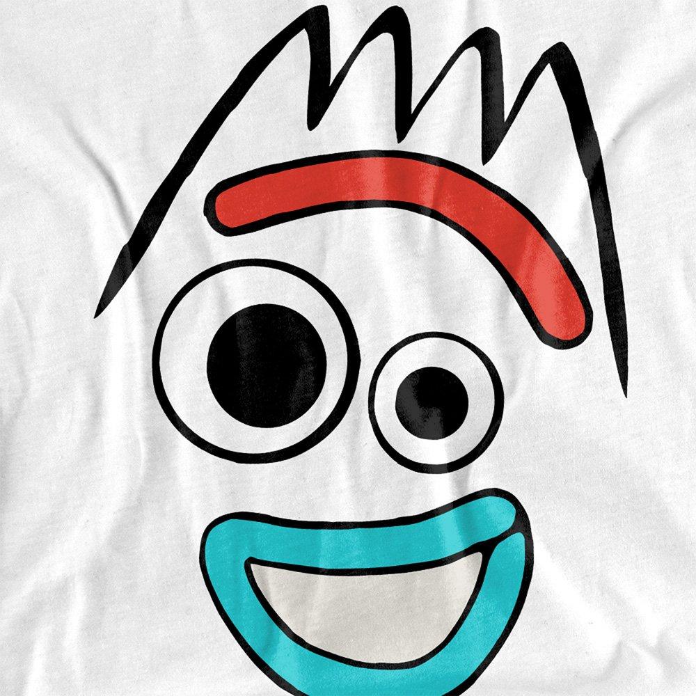 White - Toy Story - Disney Toy Story Forky Face Kids T-Shirt White - 2