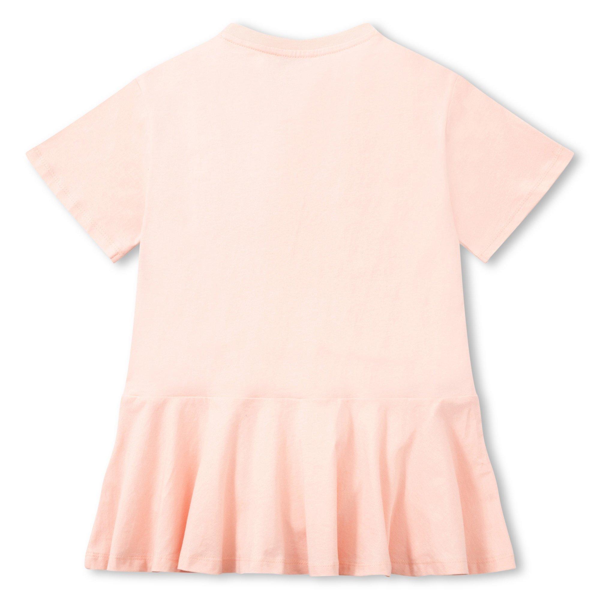 Pink - Kenzo - Logo T-Shirt Dress Juniors - 2