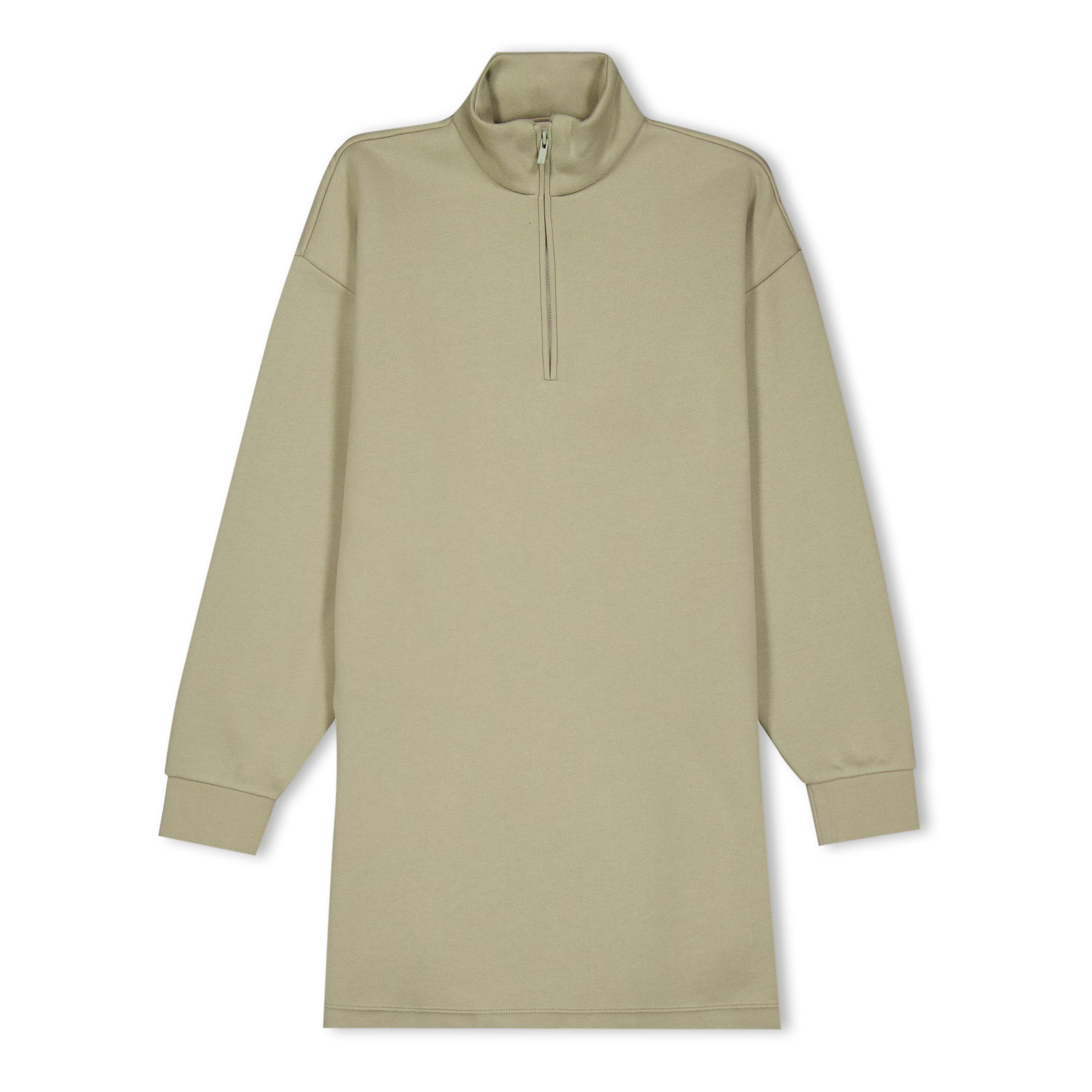 Unisex Kids' Halfzip Mockneck T-Shirt Dress