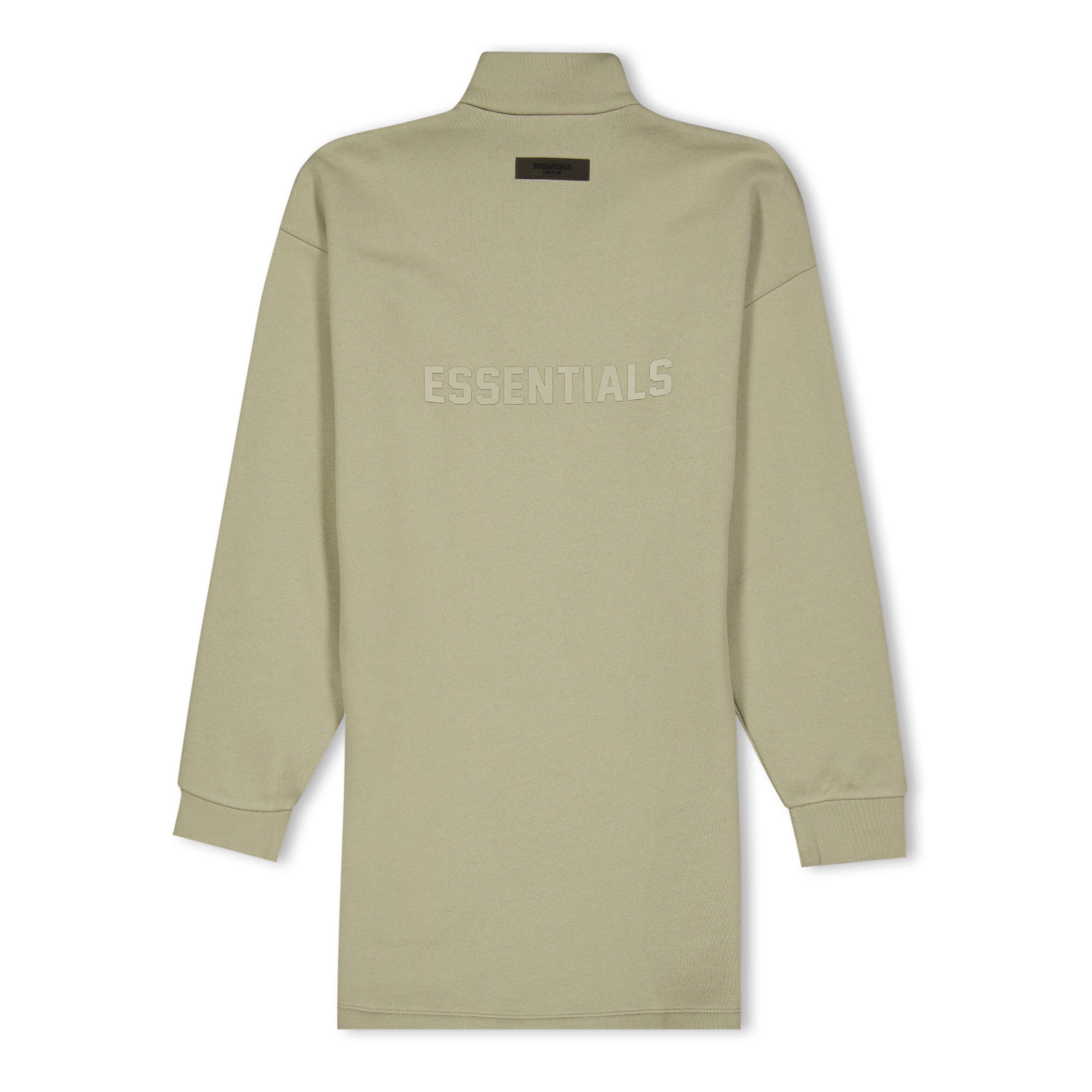 Seal - Fear Of God Essentials - Unisex Kids' Halfzip Mockneck T-Shirt Dress - 2