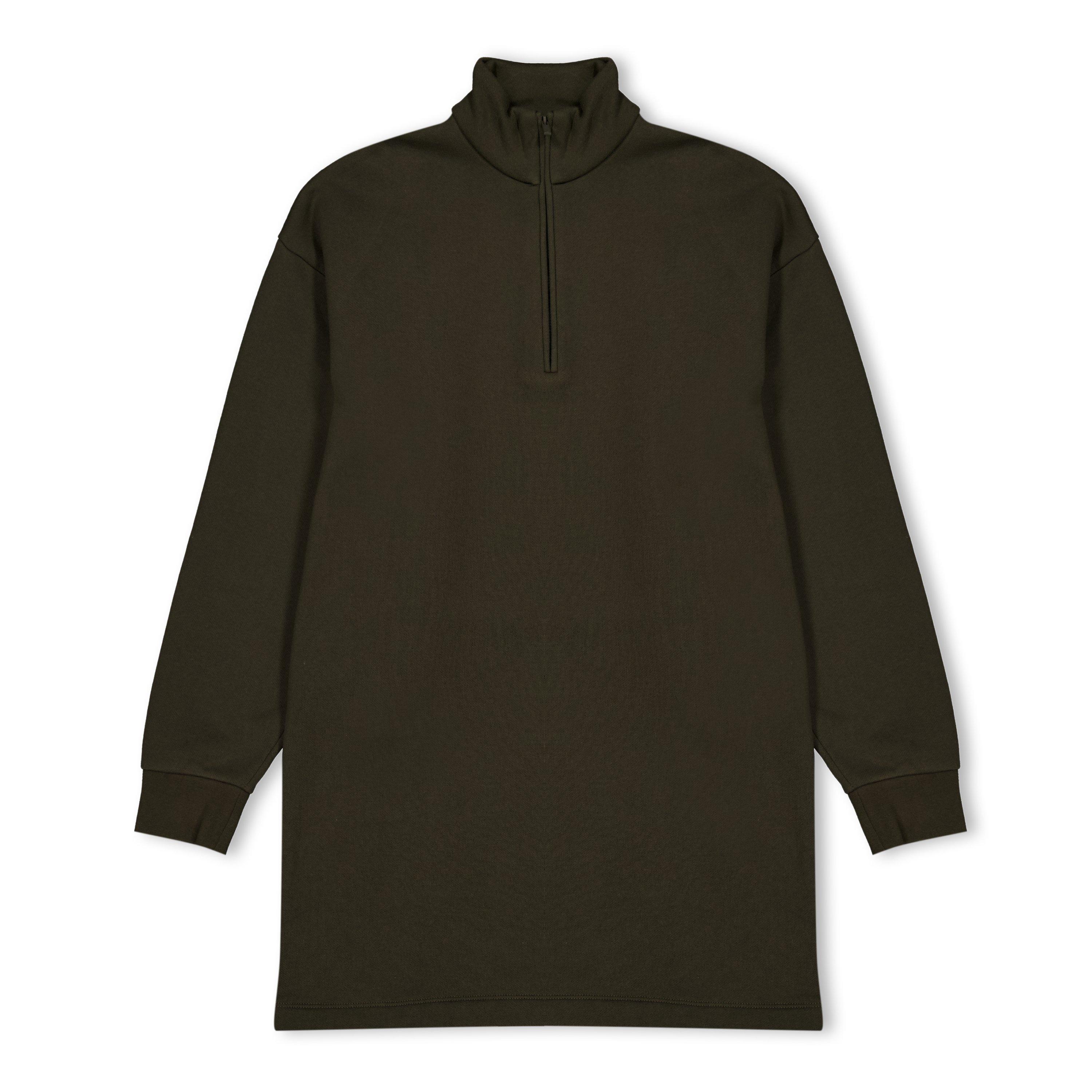 Off-Black - Fear Of God Essentials - Unisex Kids' Halfzip Mockneck T-Shirt Dress - 1