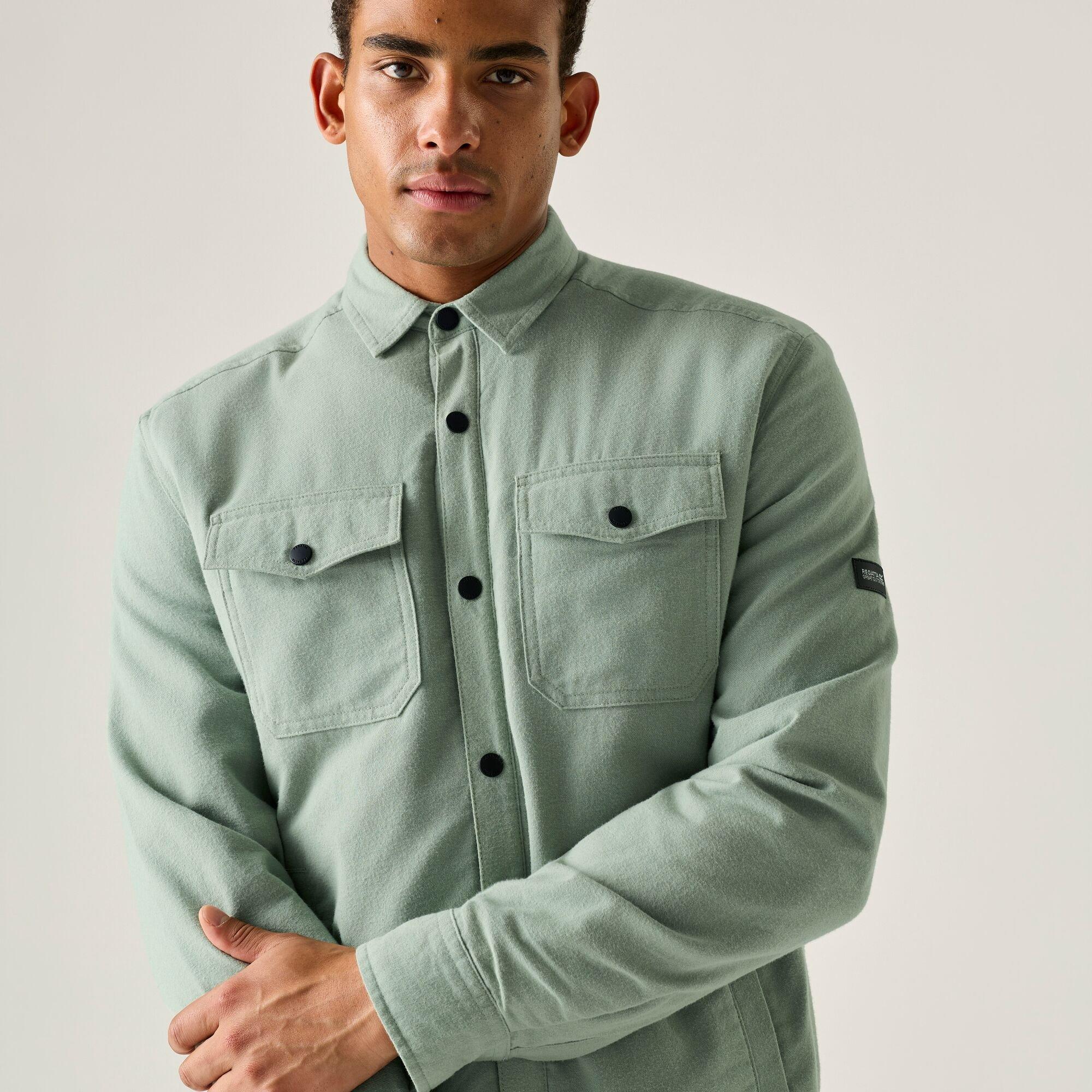 Glacier Green(A - Regatta - Mens Spennith Shacket - 1